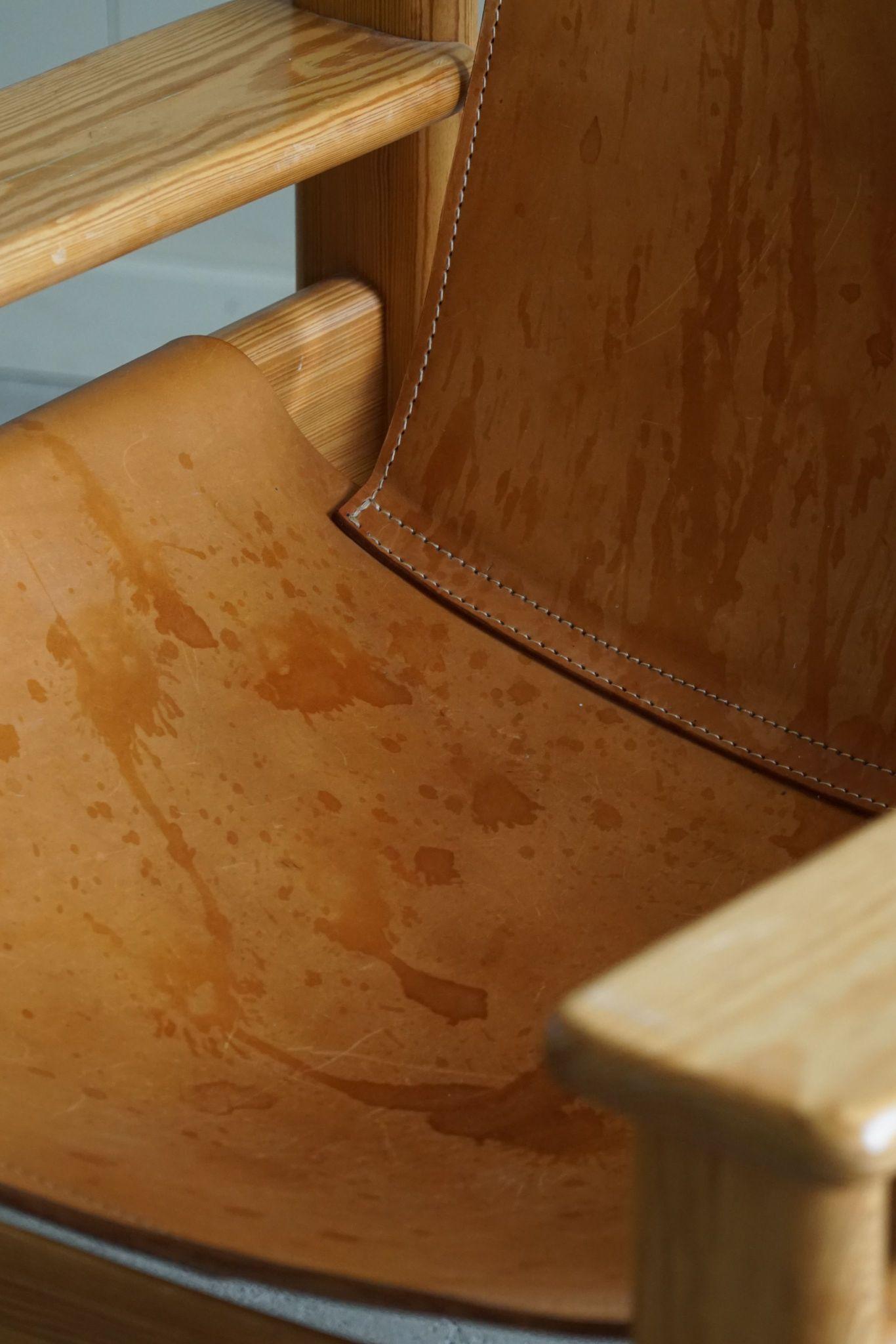 Leather Karin Mobring, A Pair of Armchairs, Model 