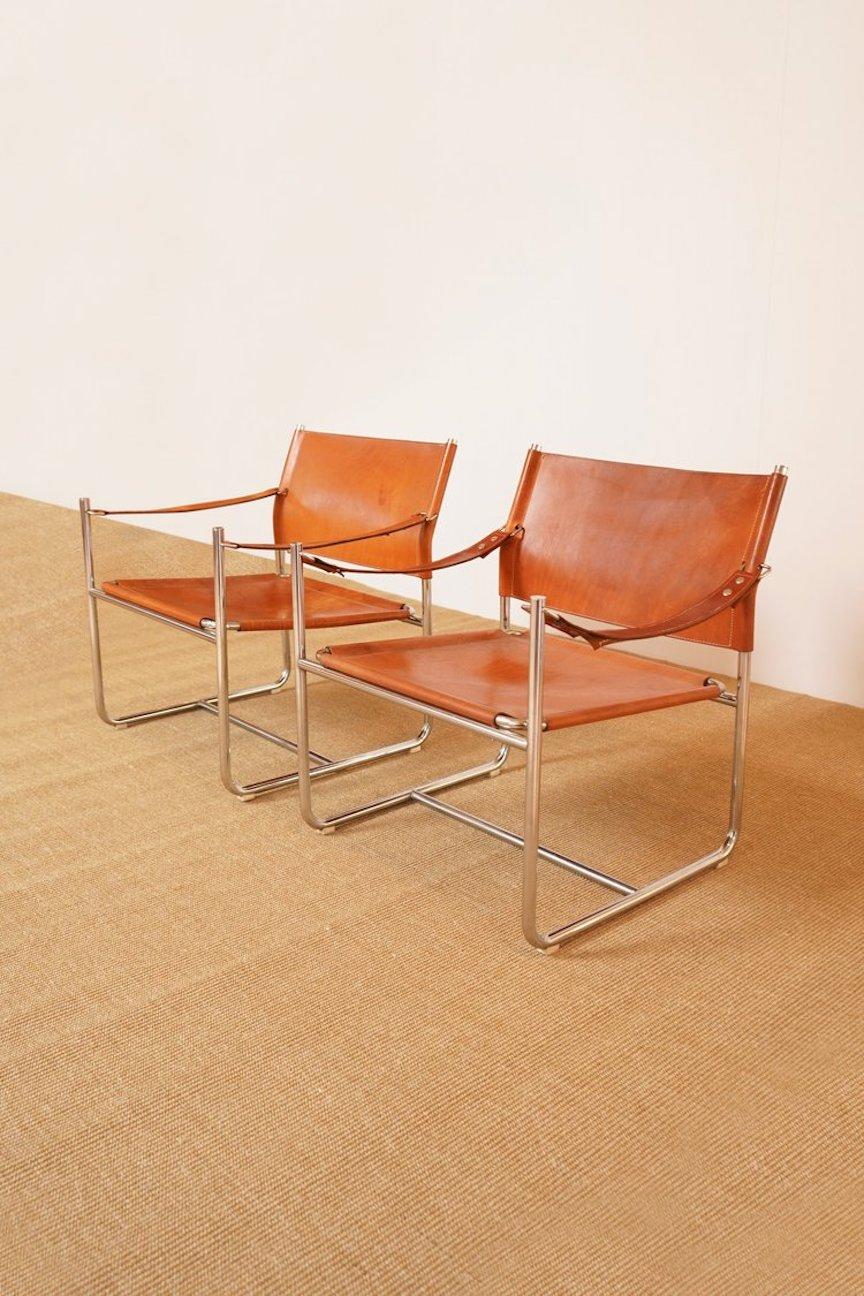 Leather Karin Mobring Amiral Easy Chairs