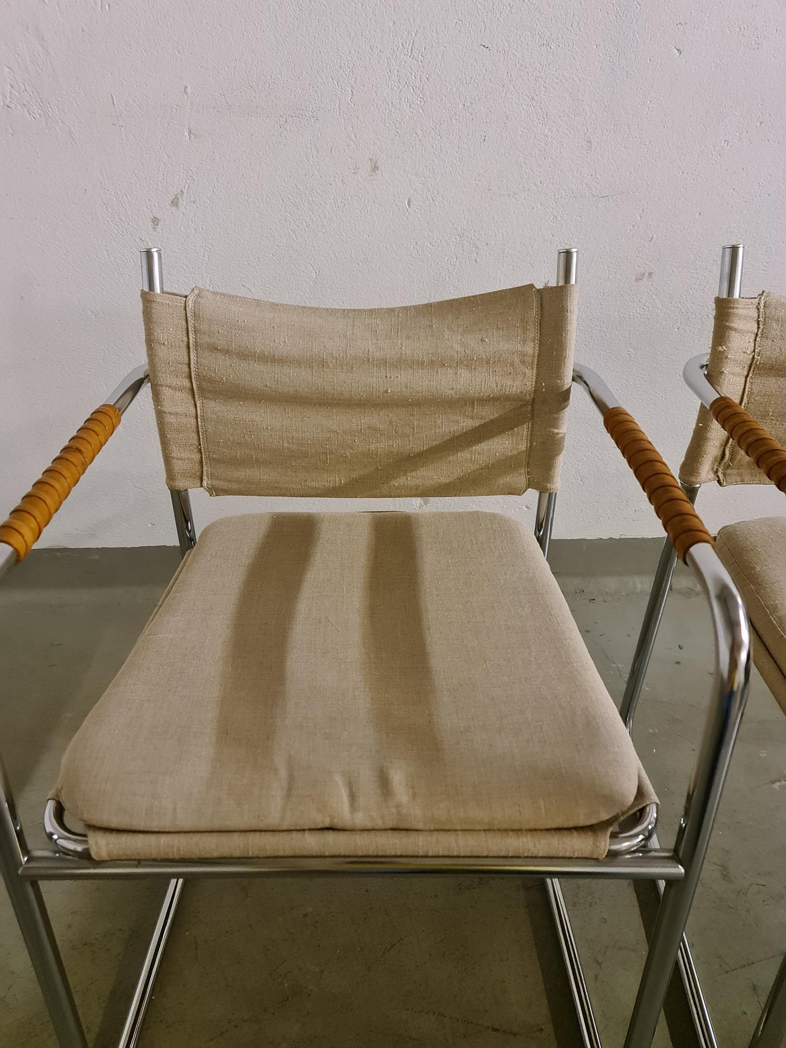 Karin Mobring Armchairs Model Amiral by Ikea in Sweden, 1970s 1