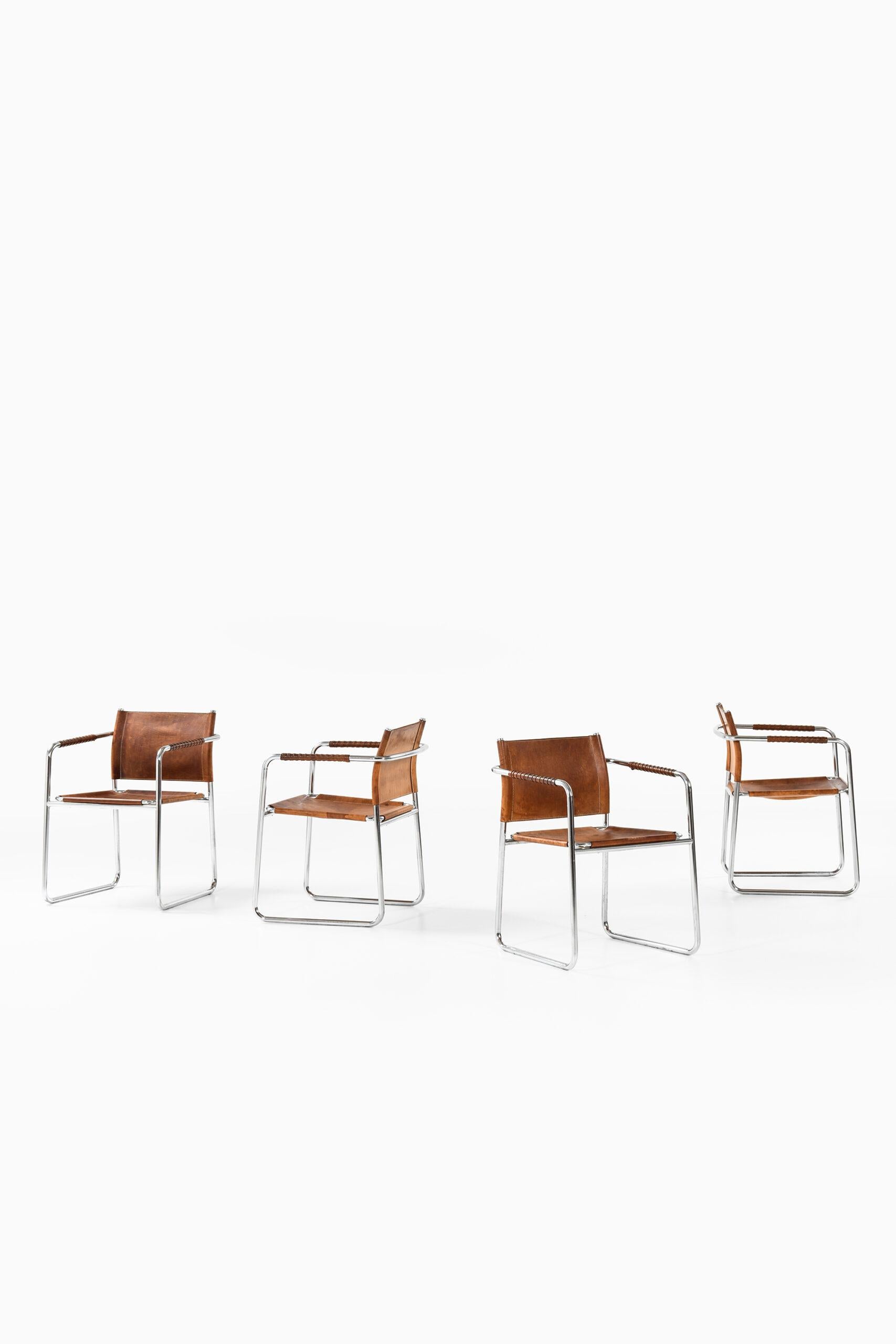Karin Mobring Armchairs Model Amiral Produced in Sweden 2