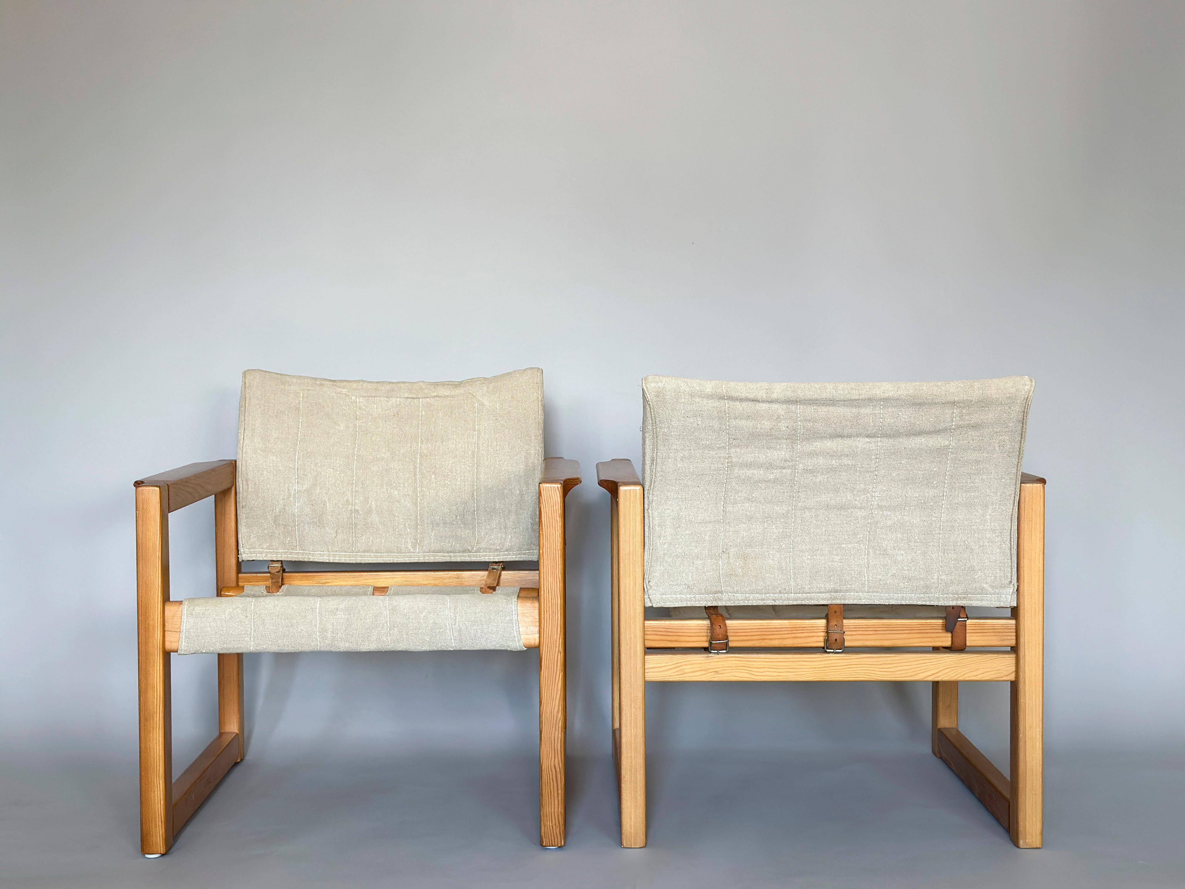 Scandinavian Modern Karin Mobring Diana Armchairs by Ikea in Sweden, 1970s For Sale