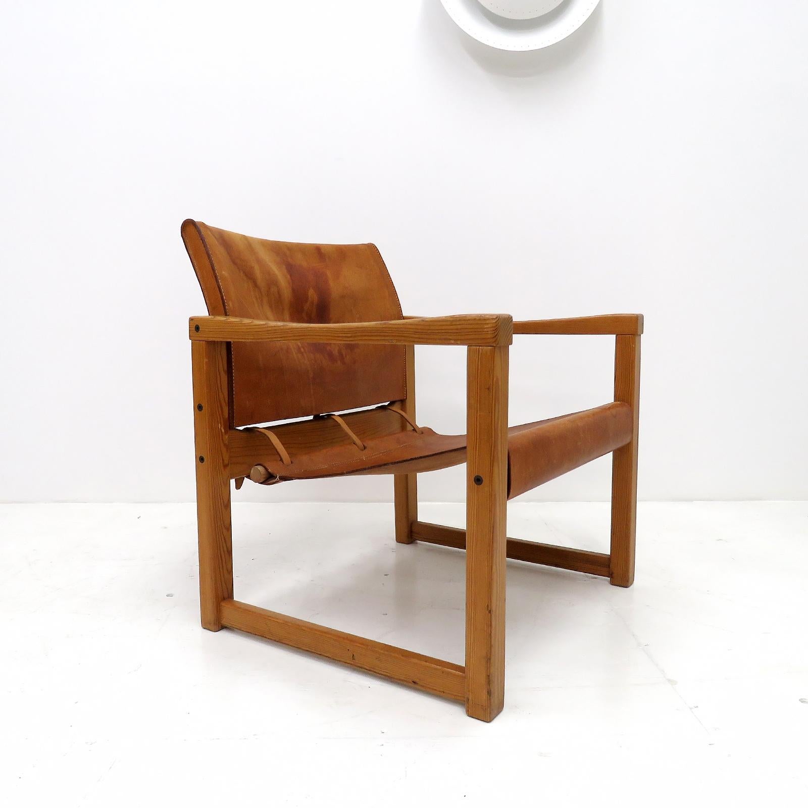 Leather Karin Mobring 'Diana' Side Chair, 1970 For Sale