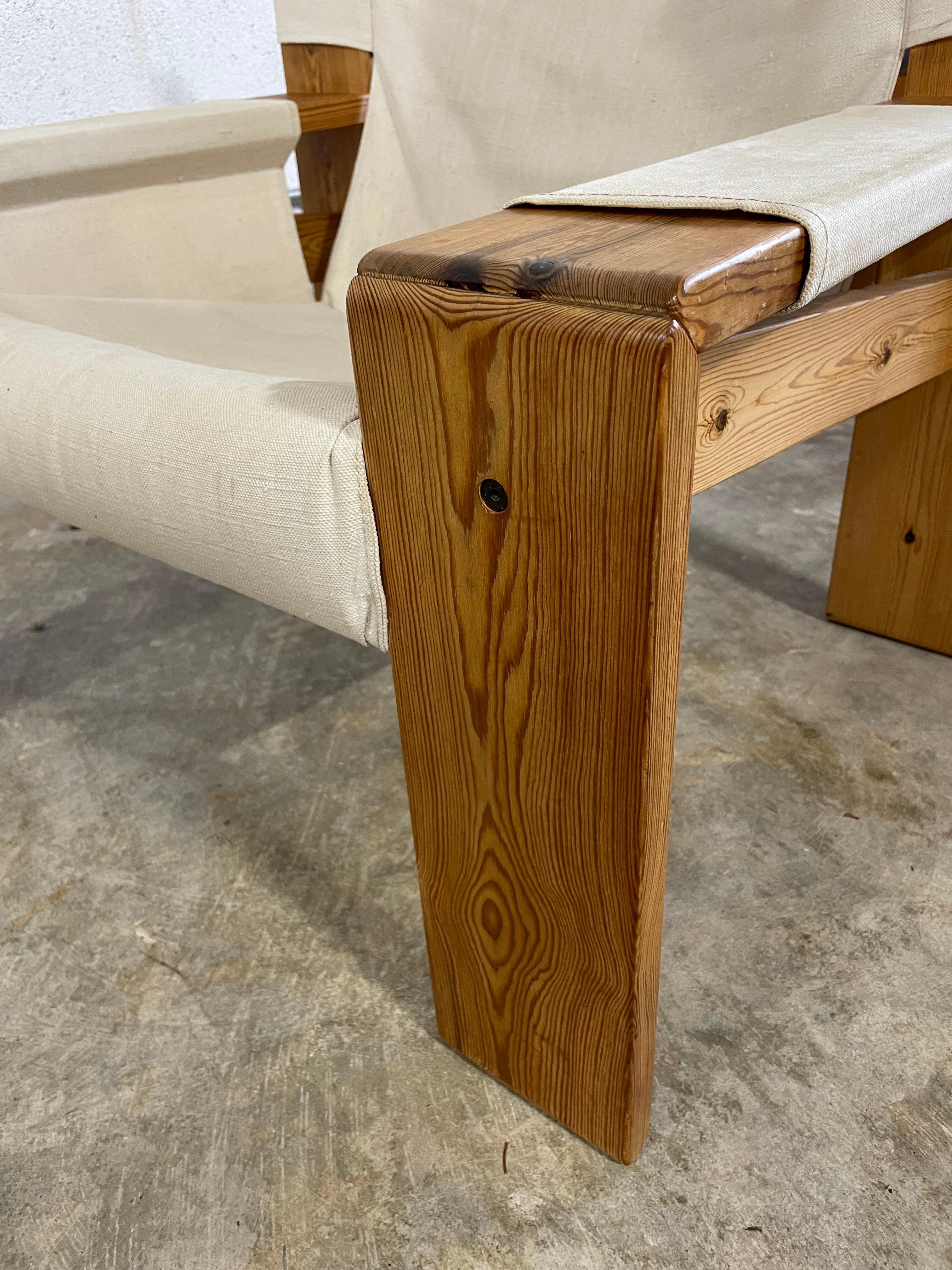 Scandinavo moderno N. Sedia scandinava rustica di metà secolo in pino Eilersen in vendita