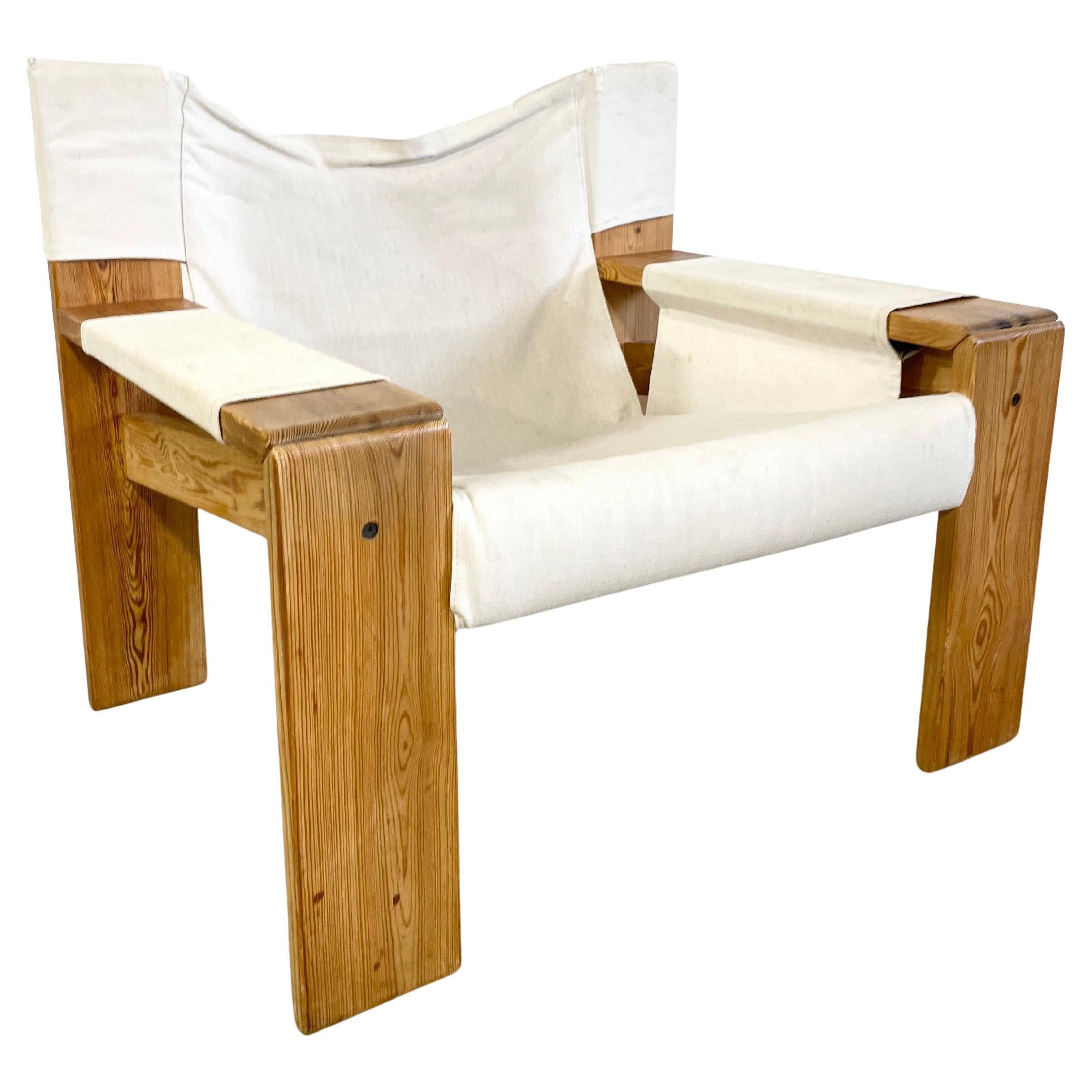 N. Eilersen Pine Rustic Mid Century Scandinavian Chair