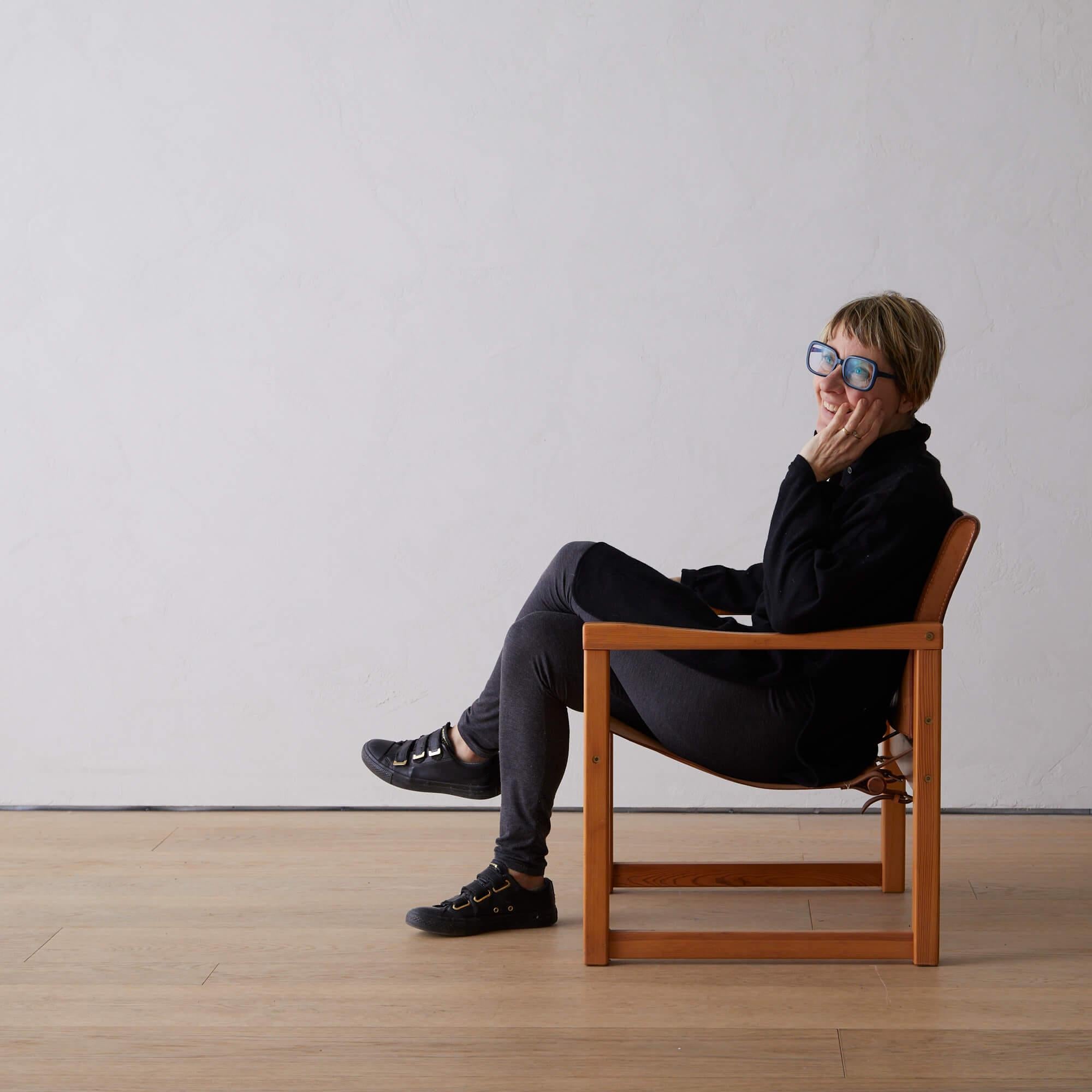 Karin Mobring Leder-Sessel 