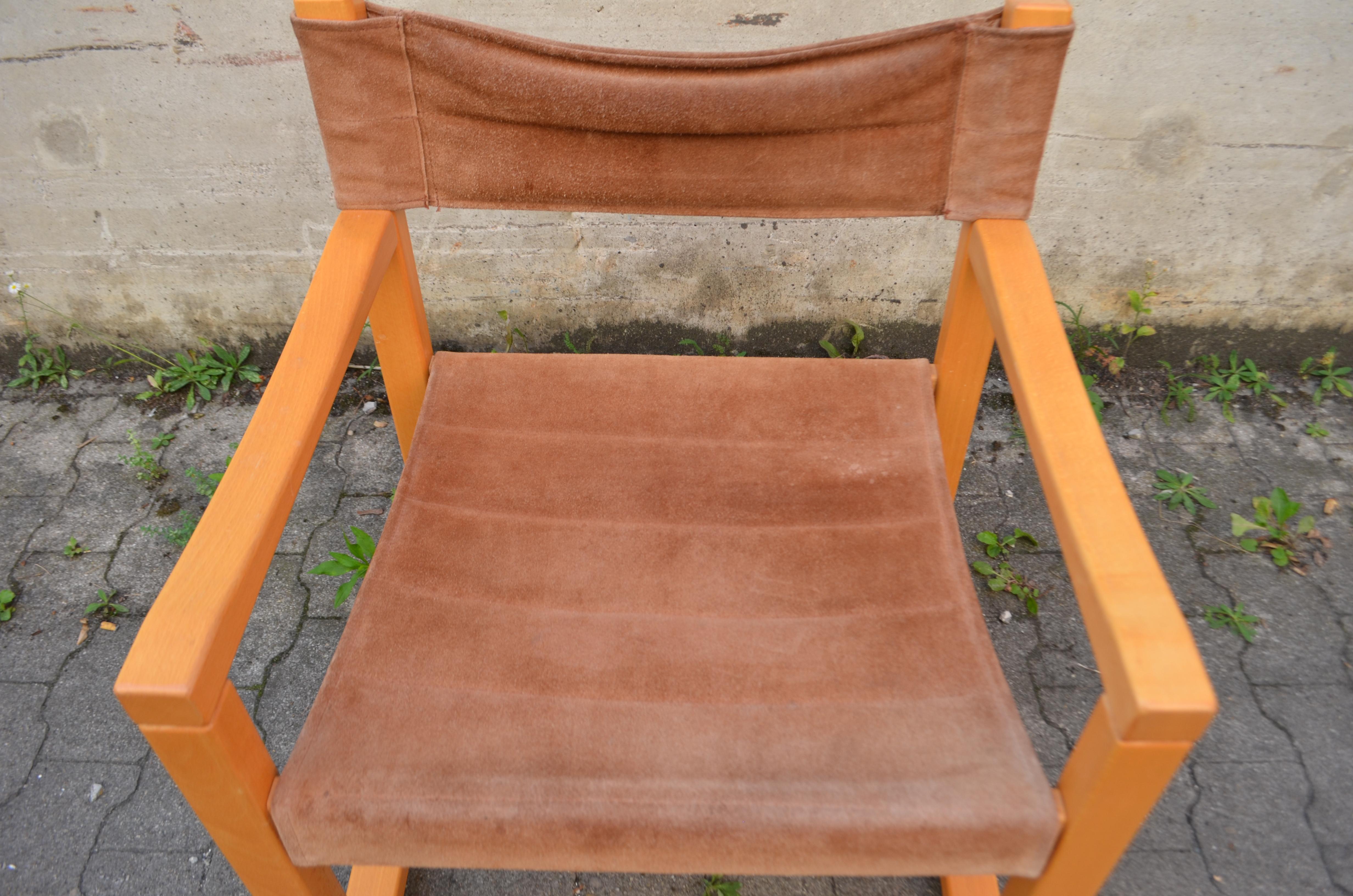 Karin Mobring Model Diana brown Cognac Sling Lounge Chair Vintage Ikea, 1 of 2 For Sale 8