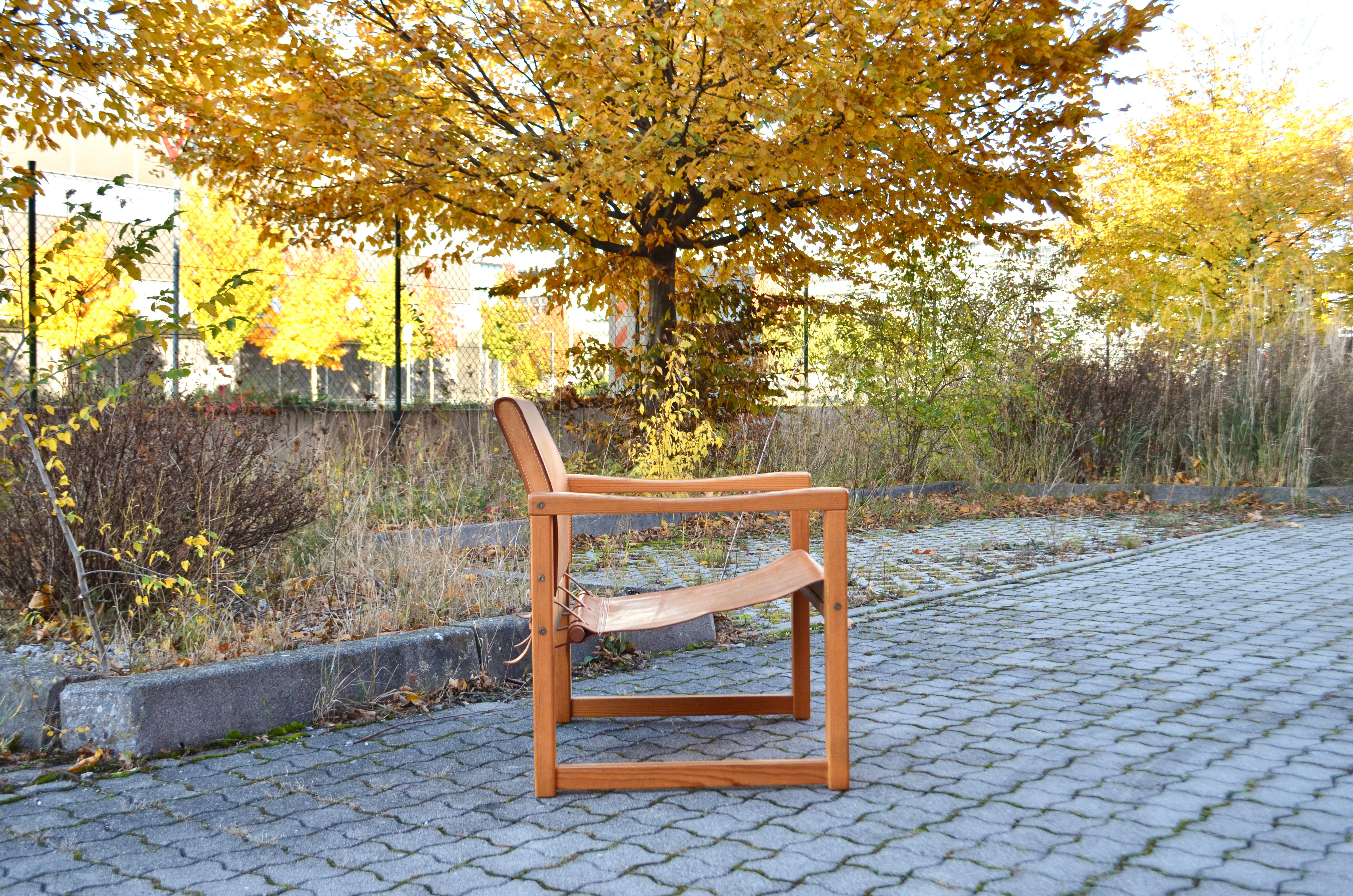 Karin Mobring modèle Diana Cognac fauteuil de salon vintage Ikea en vente 5