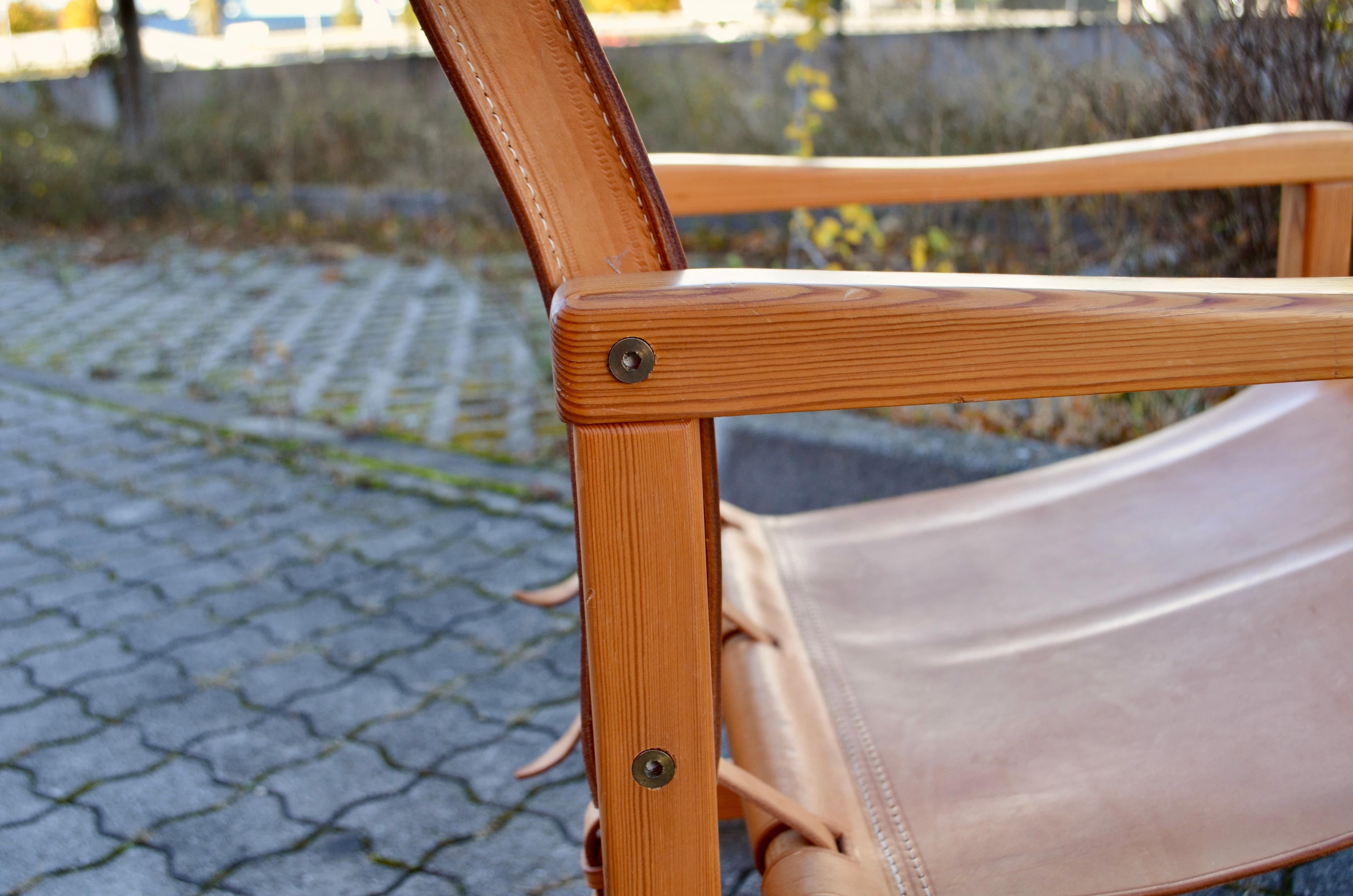 Karin Mobring modèle Diana Cognac fauteuil de salon vintage Ikea en vente 7
