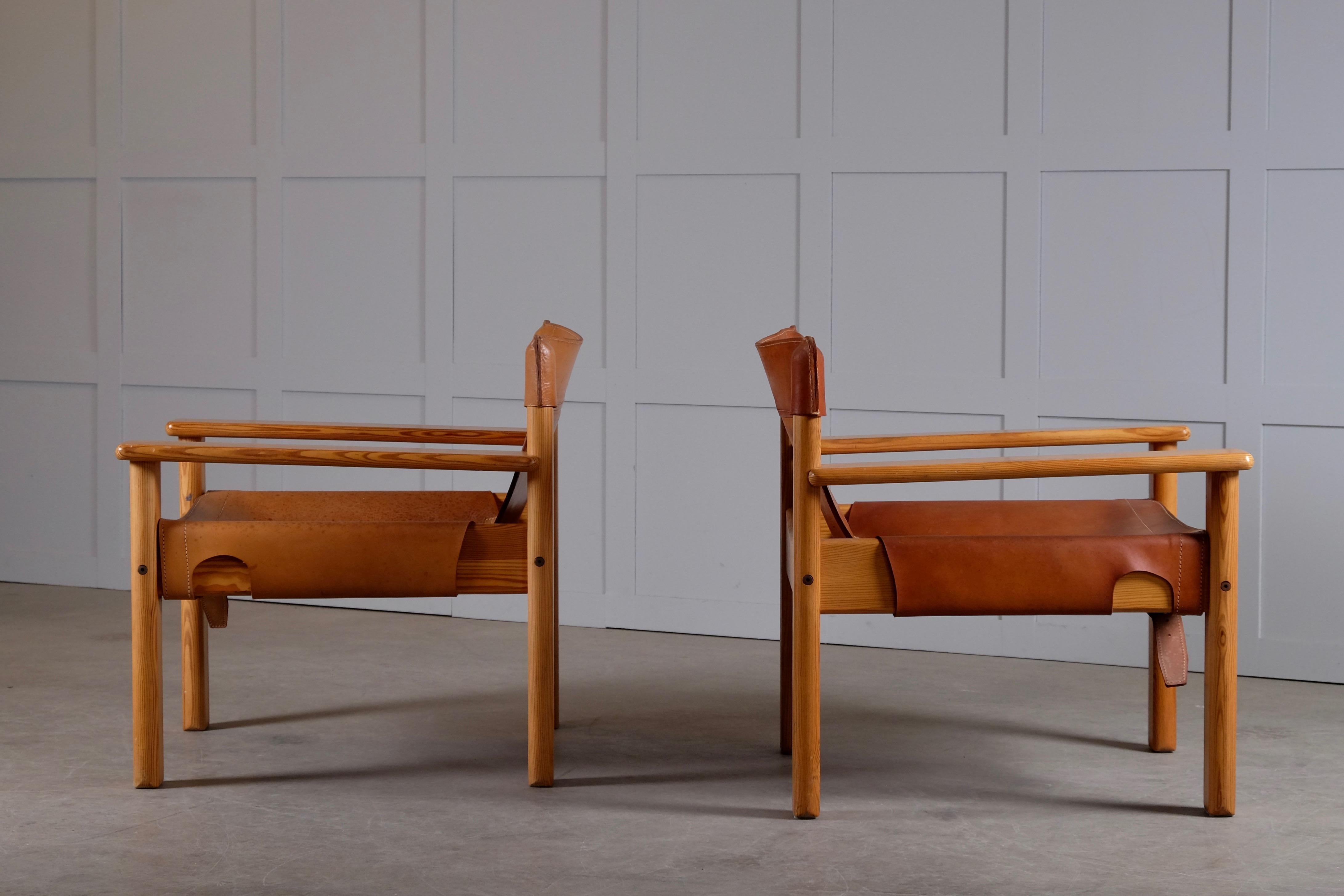 Karin Mobring Natura Easy Chairs, Sweden, 1970s 4