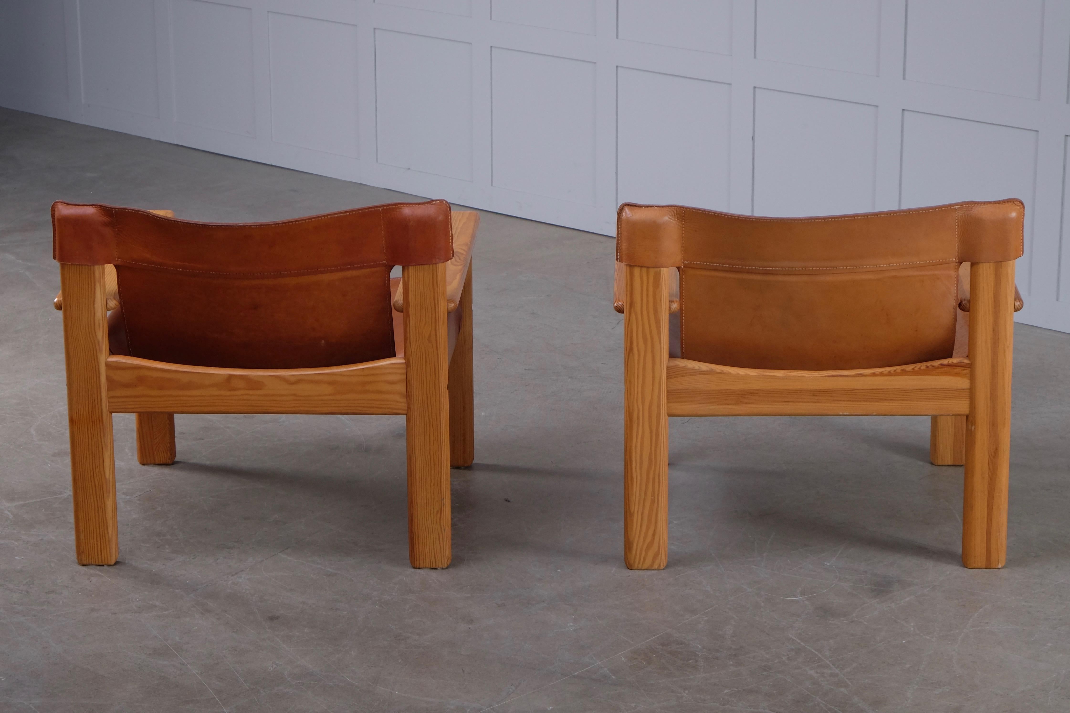 Karin Mobring Natura Easy Chairs, Sweden, 1970s 4