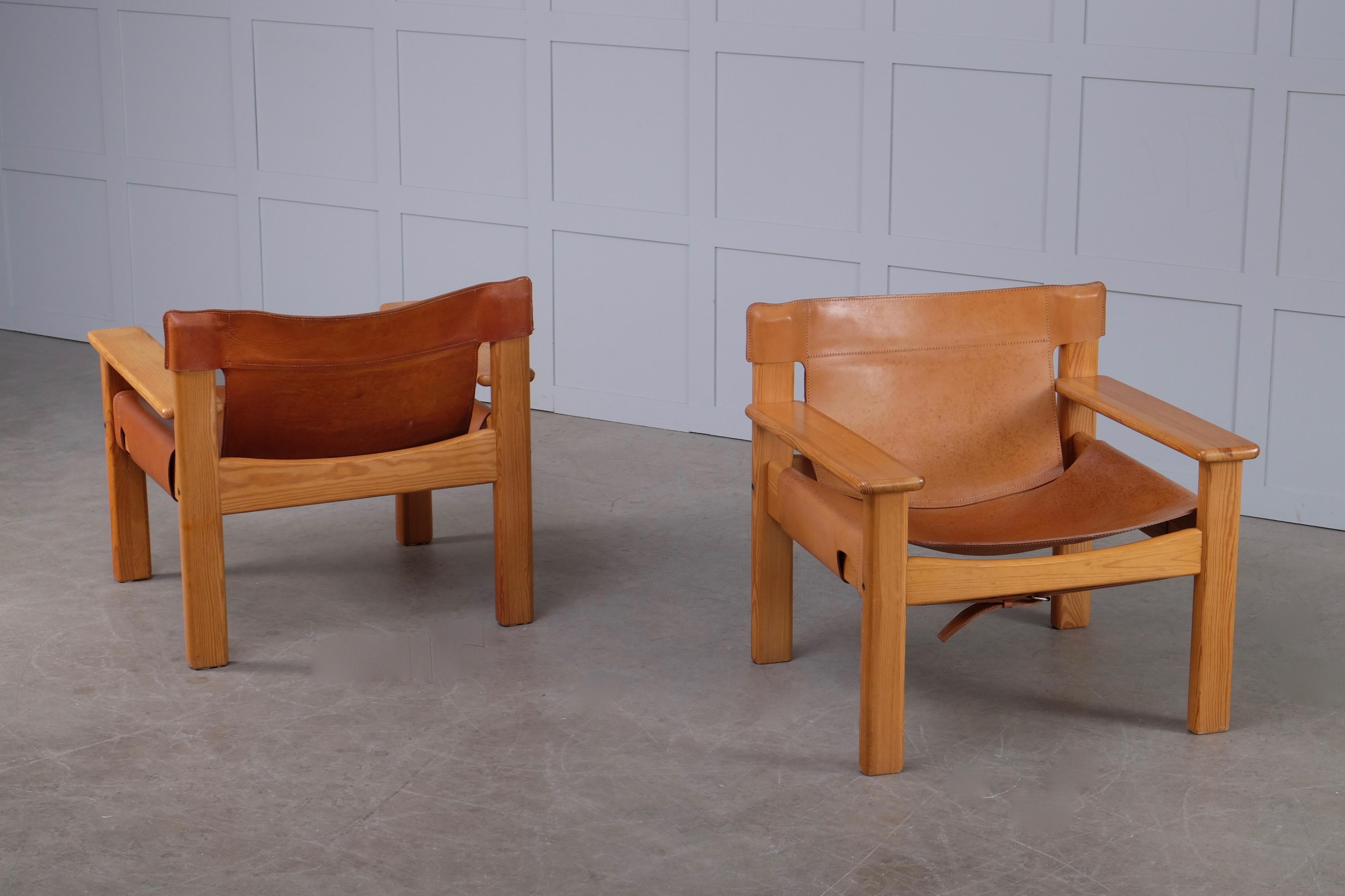 Karin Mobring Natura Easy Chairs, Sweden, 1970s 6