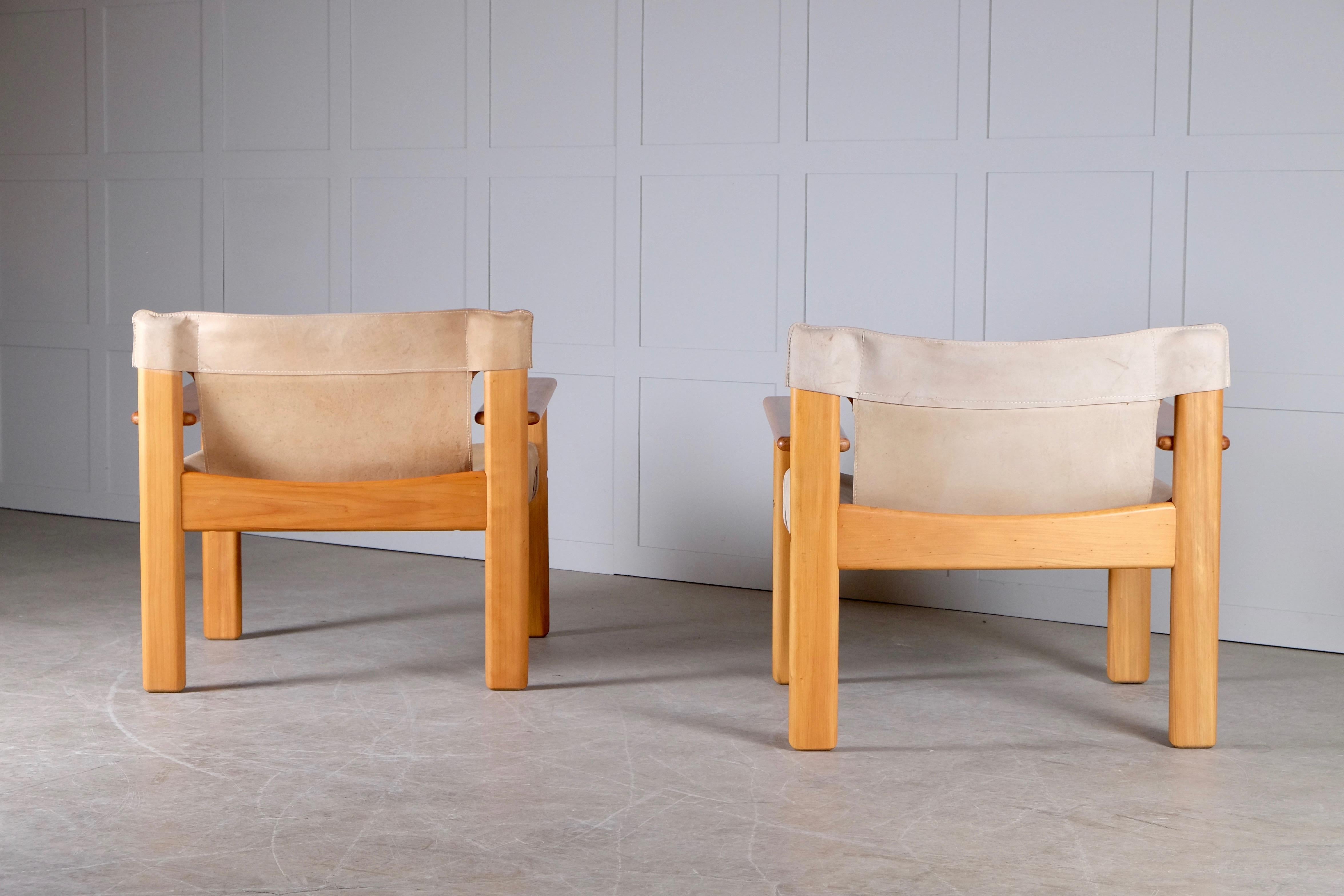 Karin Mobring Natura Easy Chairs, Sweden, 1970s 9