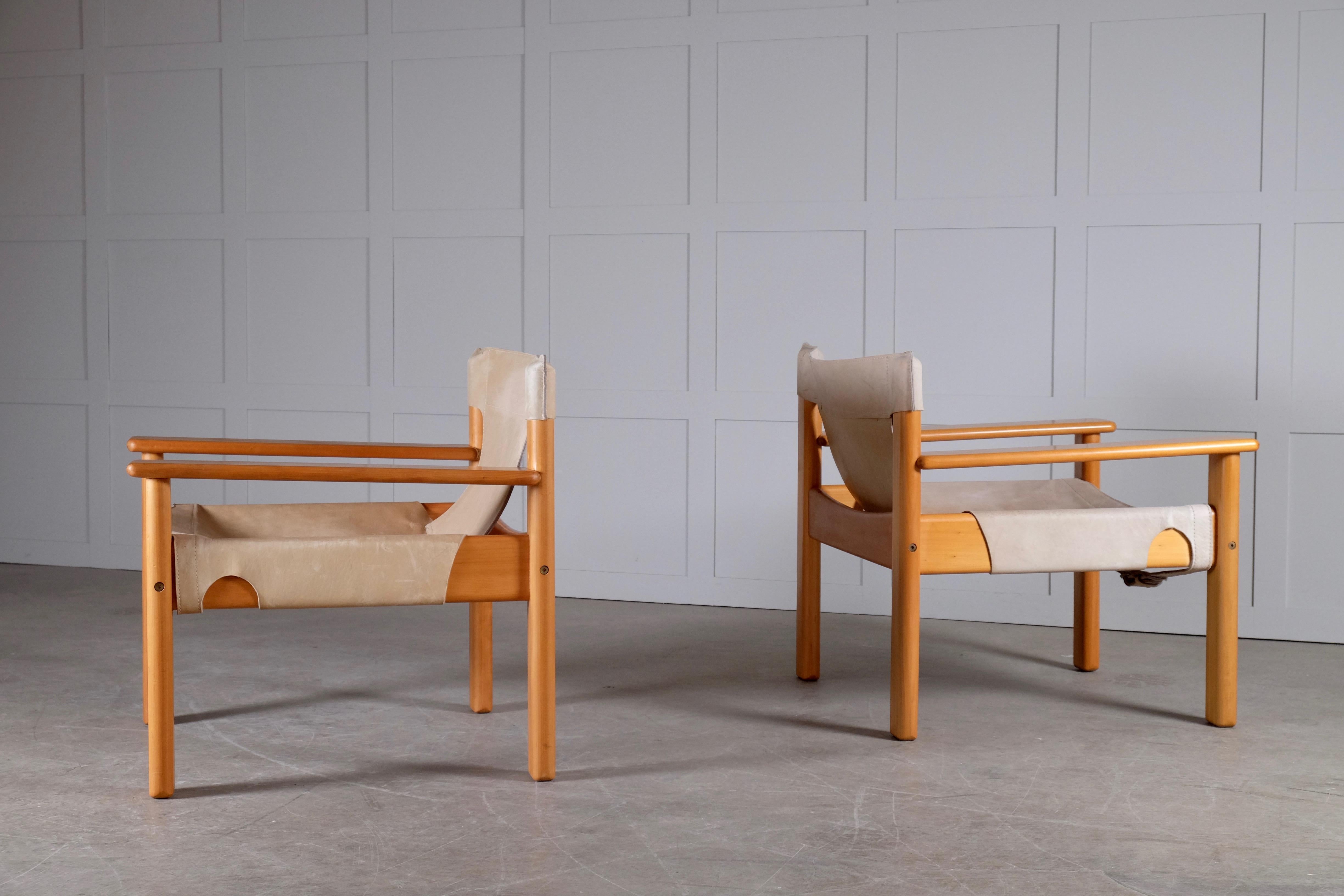 Swedish Karin Mobring Natura Easy Chairs, Sweden, 1970s