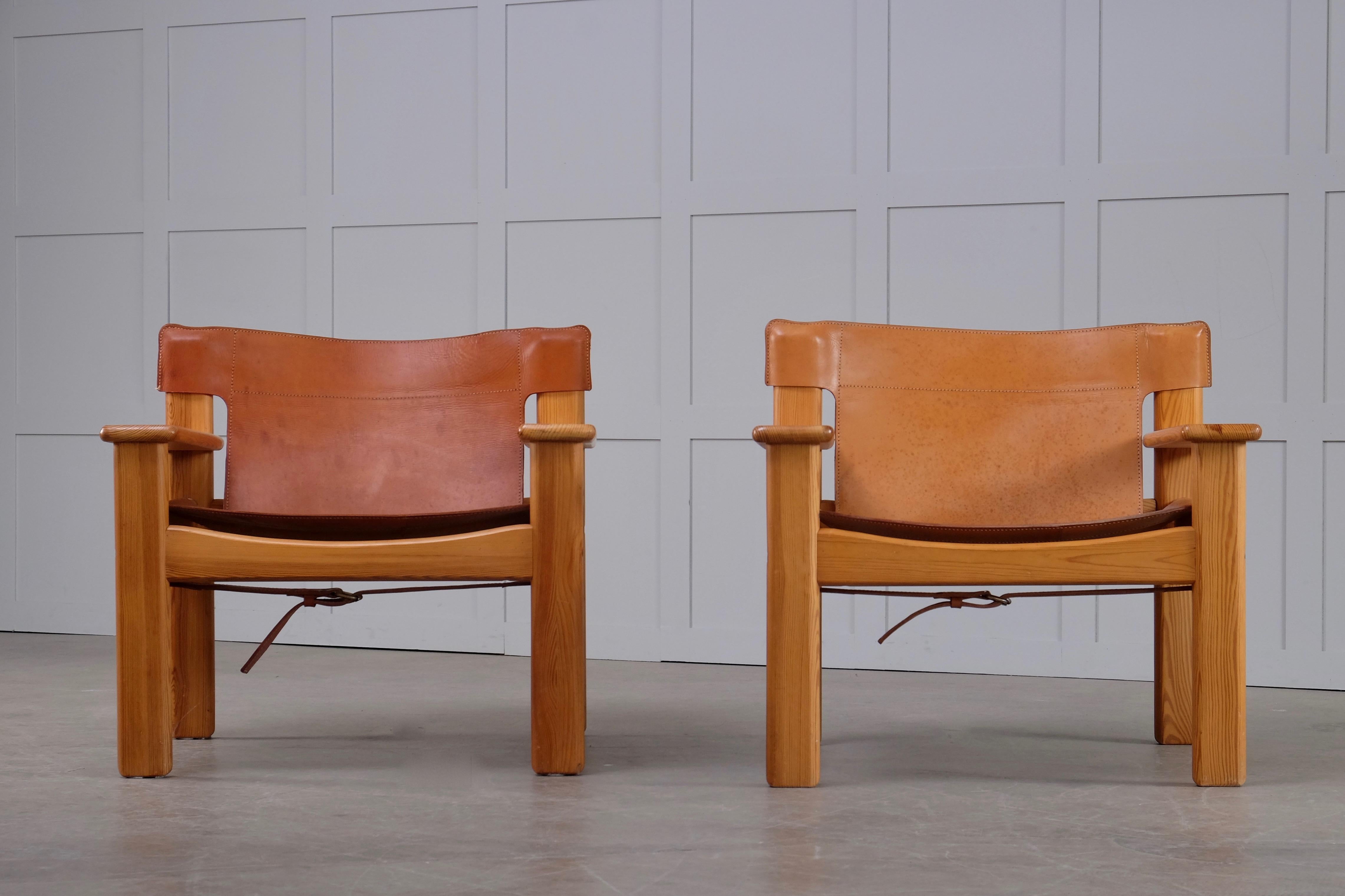 Karin Mobring Natura Easy Chairs, Sweden, 1970s In Good Condition In Stockholm, SE