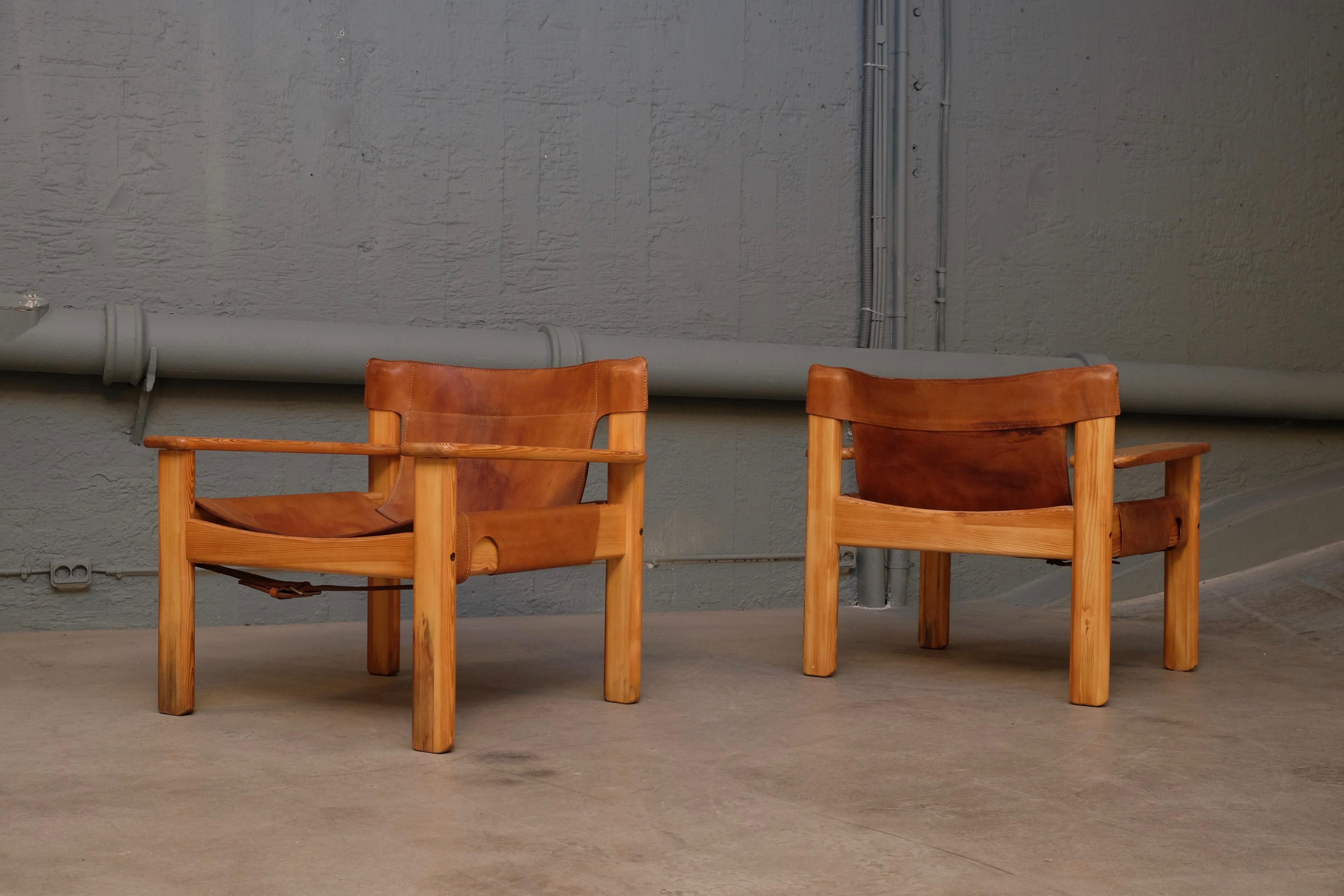 Karin Mobring Natura Easy Chairs, Sweden, 1970s In Excellent Condition In Stockholm, SE