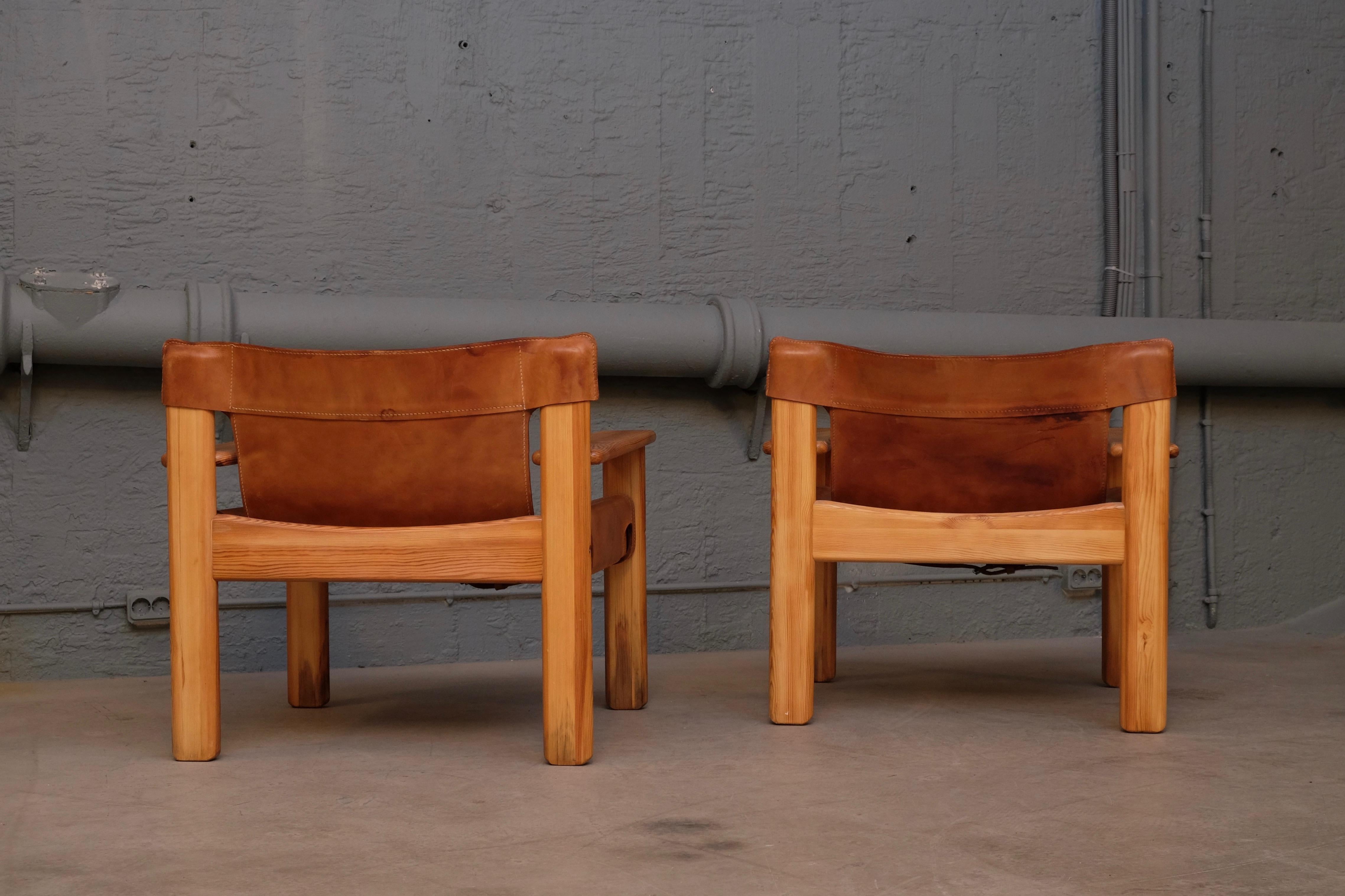 Late 20th Century Karin Mobring Natura Easy Chairs, Sweden, 1970s