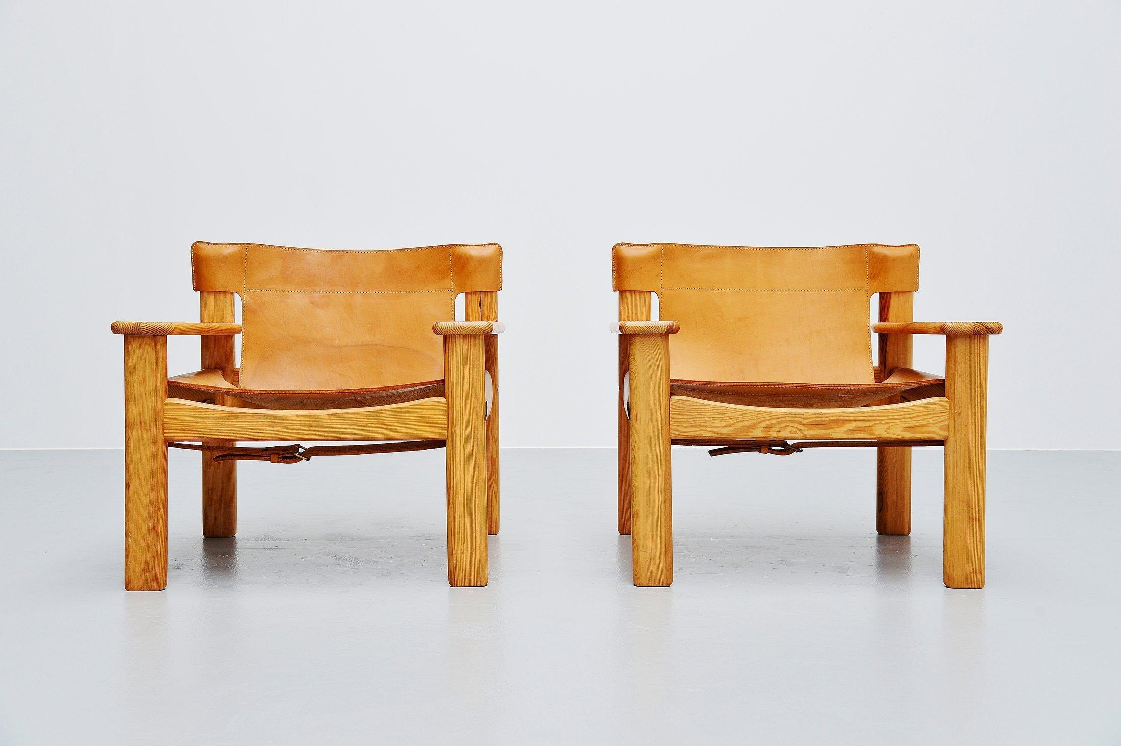 Scandinavian Modern Karin Mobring Natura Lounge Chairs Sweden, 1977