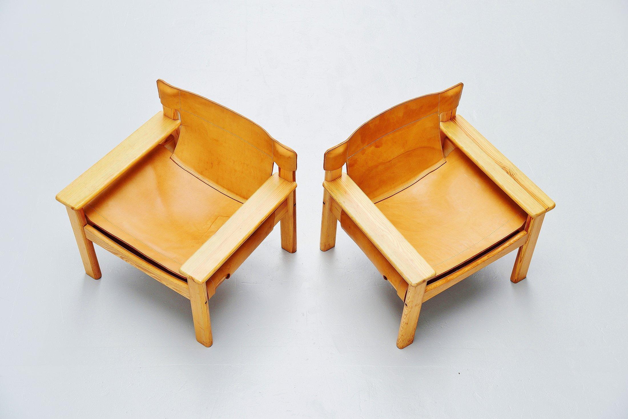 Karin Mobring Natura Lounge Chairs Sweden, 1977 In Good Condition In Roosendaal, Noord Brabant