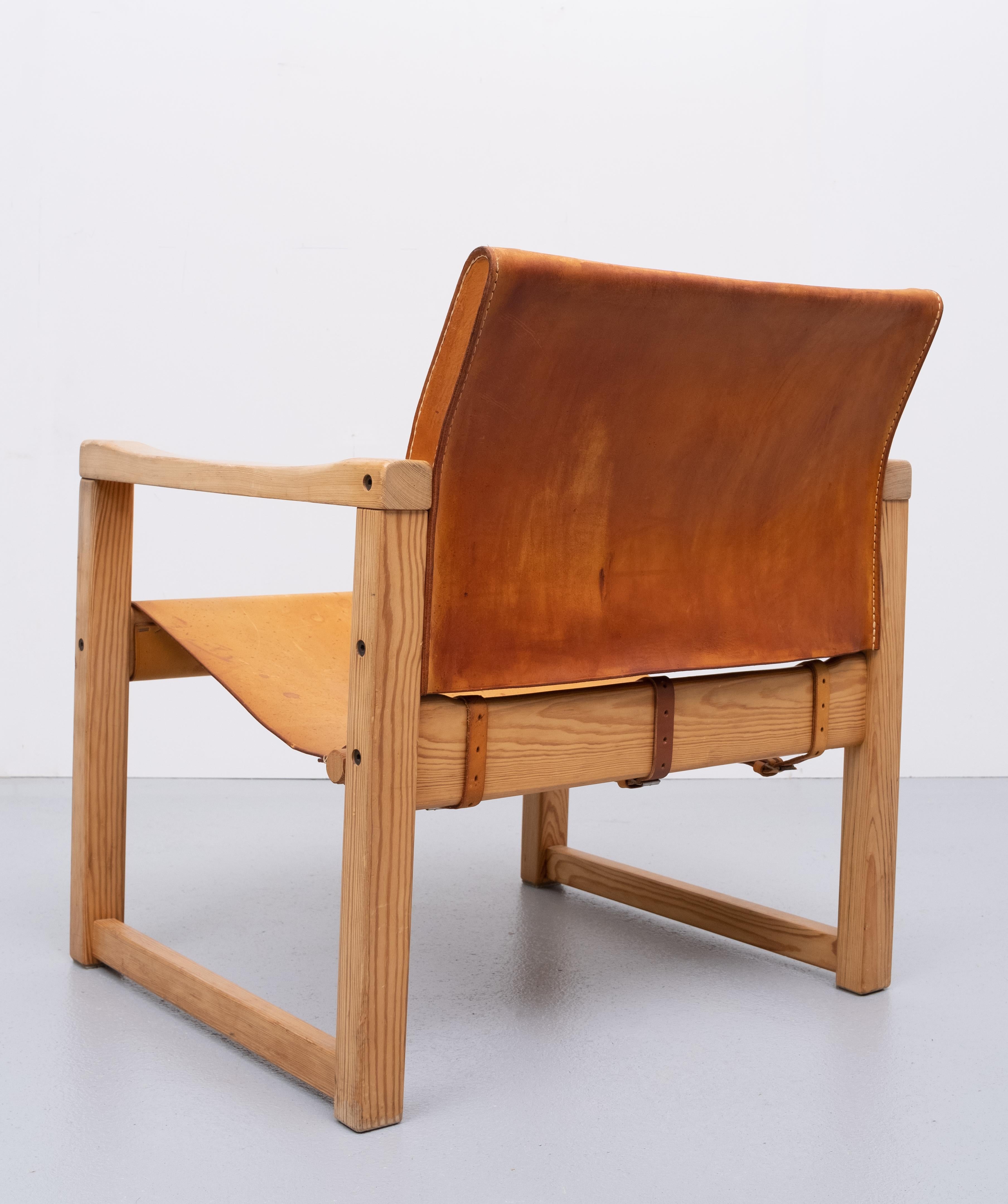 Karin Mobring Safari Chairs Model ''Diana'', 1972 In Good Condition In Den Haag, NL