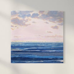 "Chambray Sea 12", An Original Abstract Seascape Painting