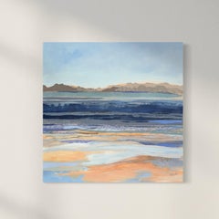 "Coast Lines 1", An Original Abstract Seascape Painting