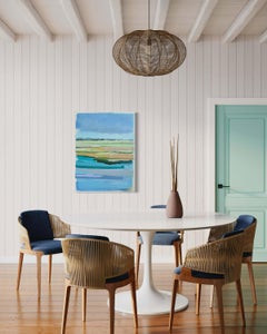 "Saltmarsh Moment", An Original Abstract Seascape Painting