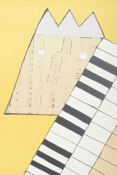 Karin Olesen. “La Danse”. Colour lithograph on paper.