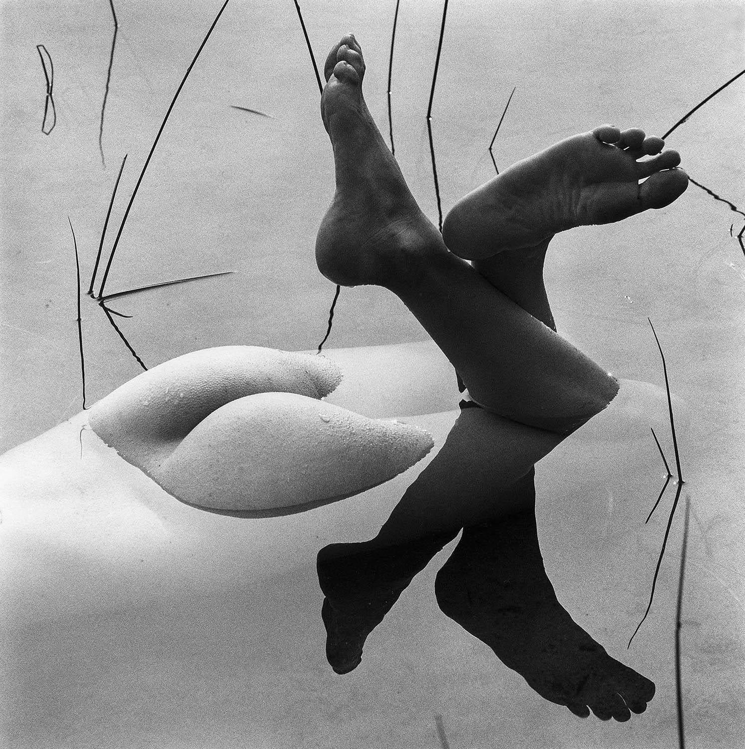 Karin Rosenthal Black and White Photograph – Lustige Füße