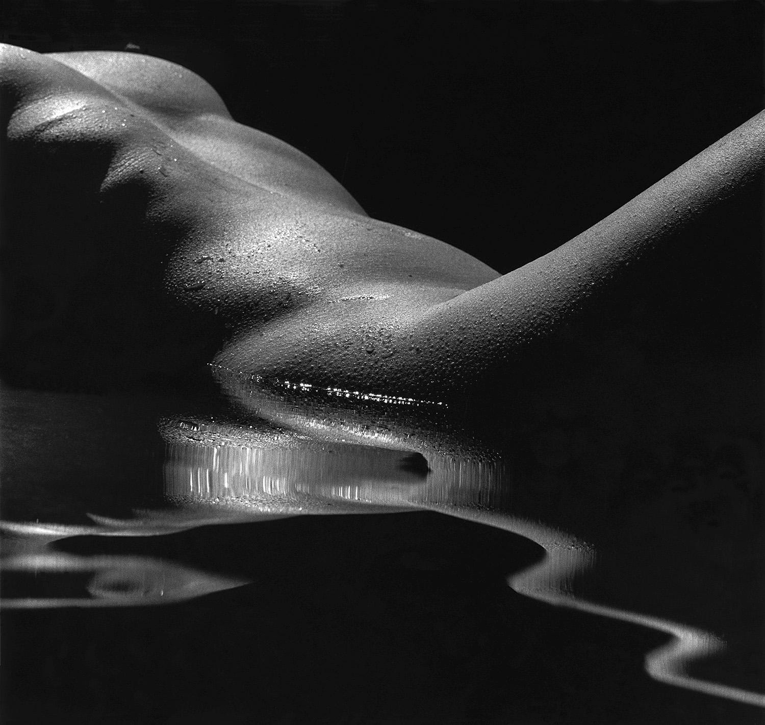 Karin Rosenthal Black and White Photograph - Squiggle Nude