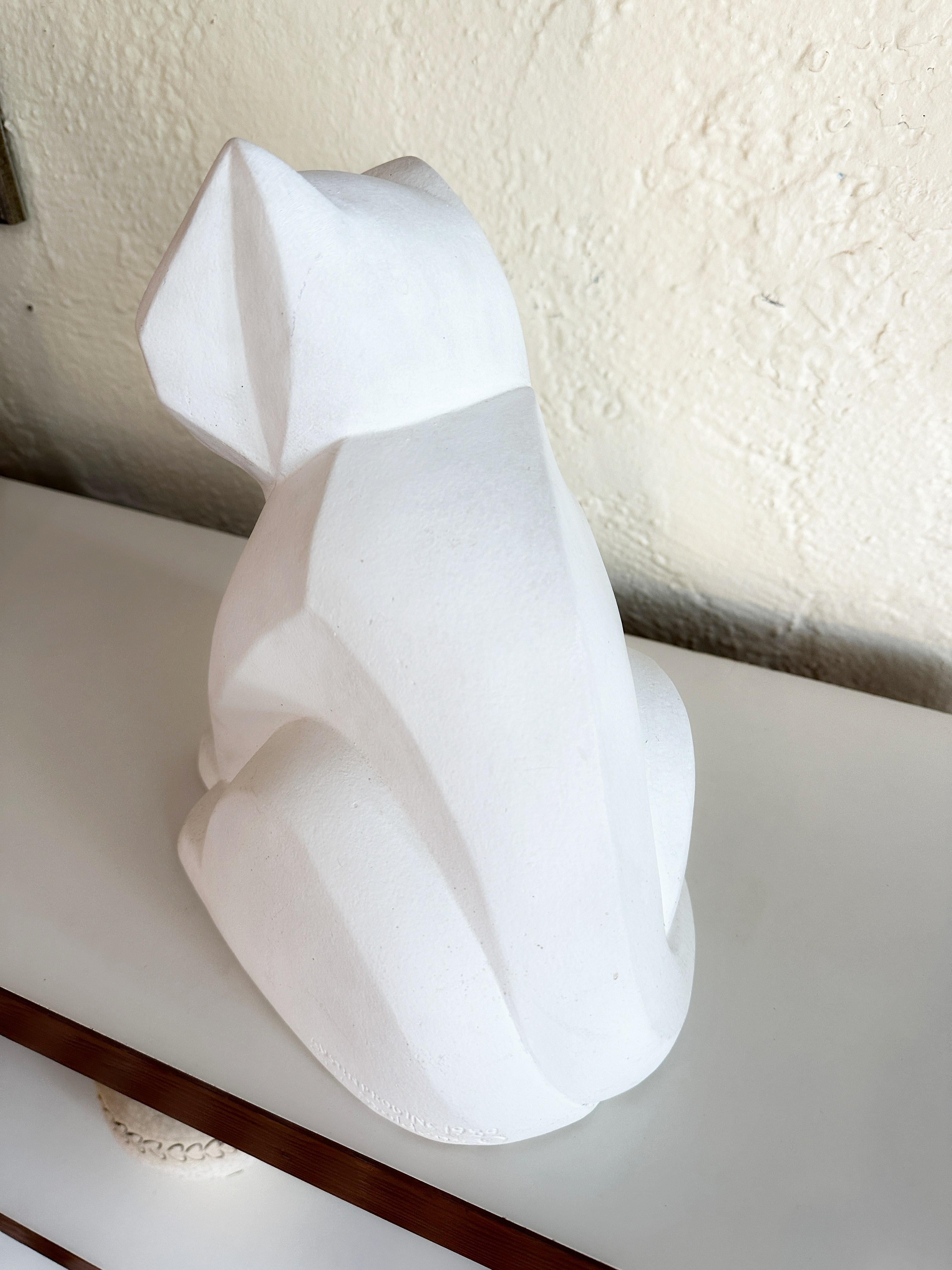 Escultura cubista de gato de Karin Swildens, Austin Productions en venta 3