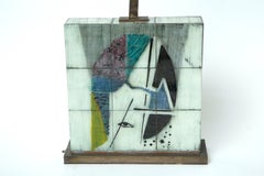 Lampada in vetro Karin Van Leyden Églomisé