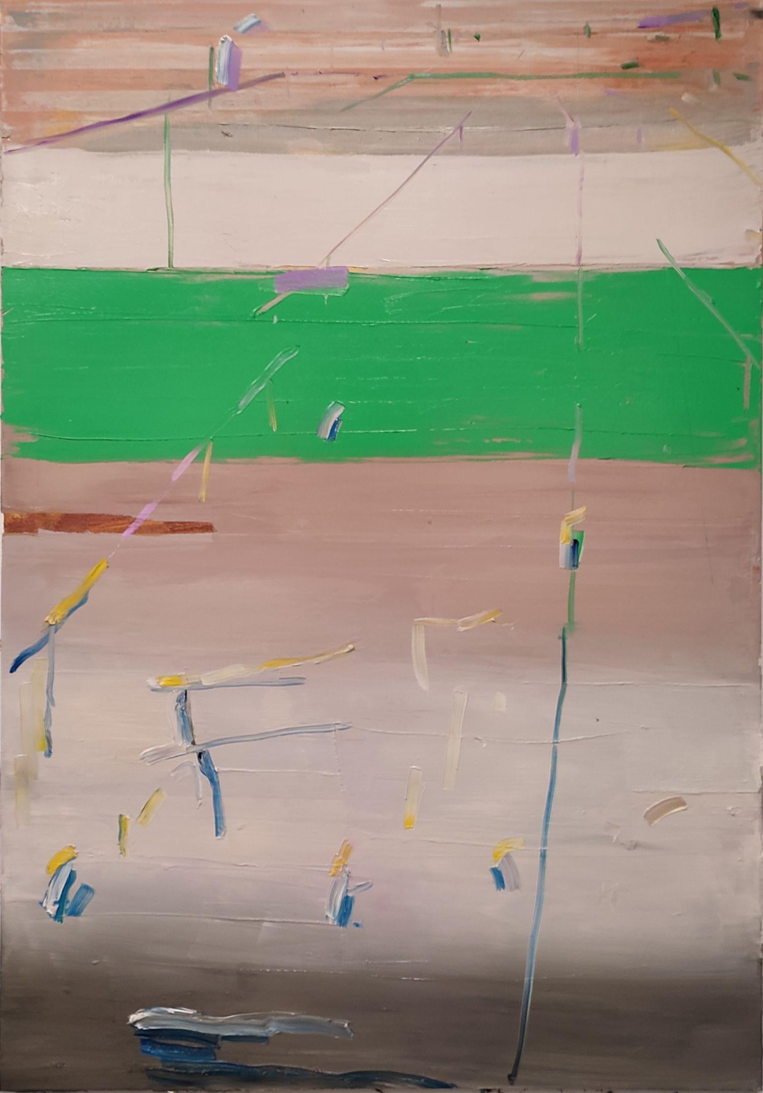 Karina Antonczak "Abstract 10" oil painting, stretched, Painting, Oil on Canvas For Sale at