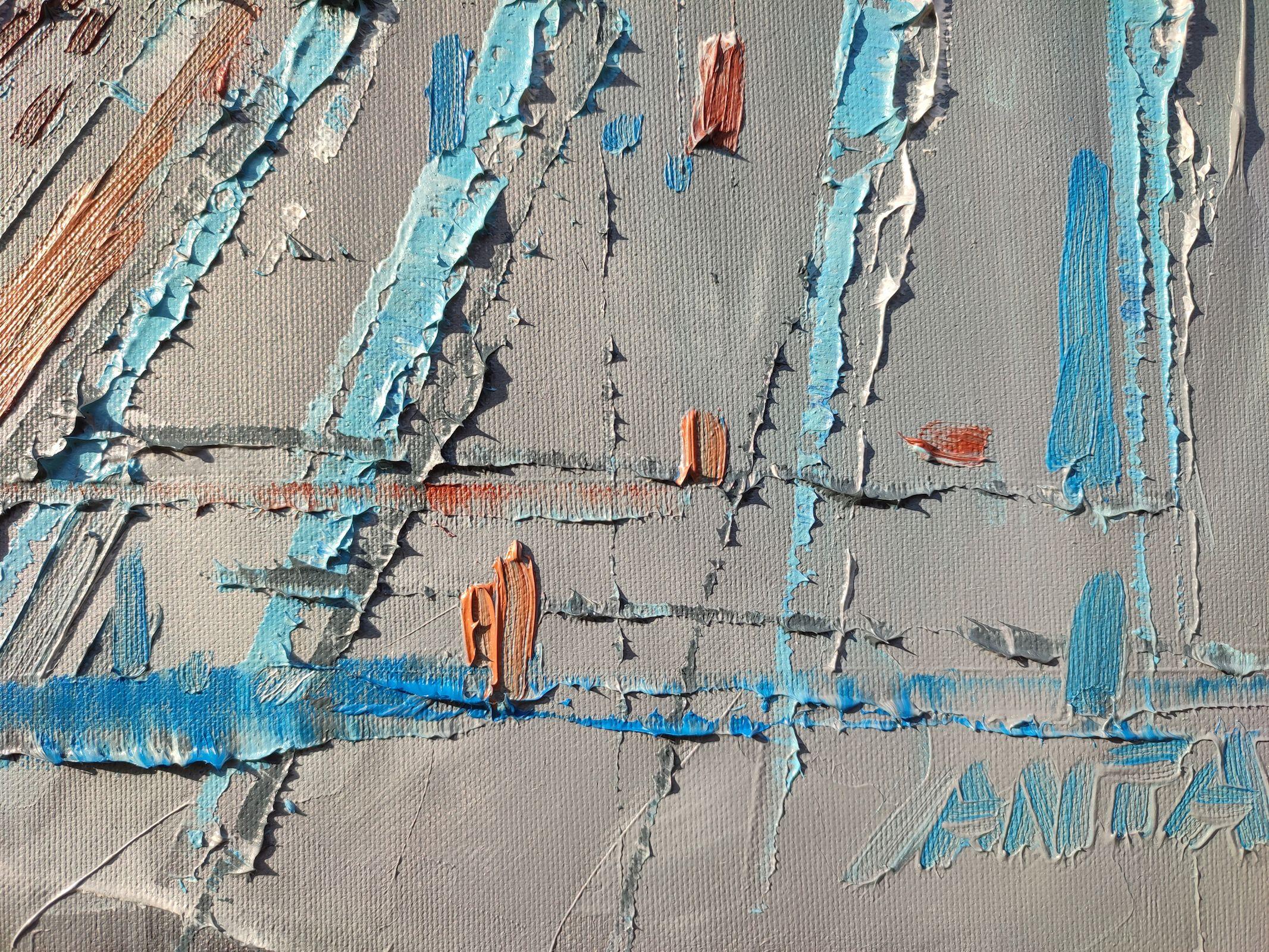 Abstract oil painting 