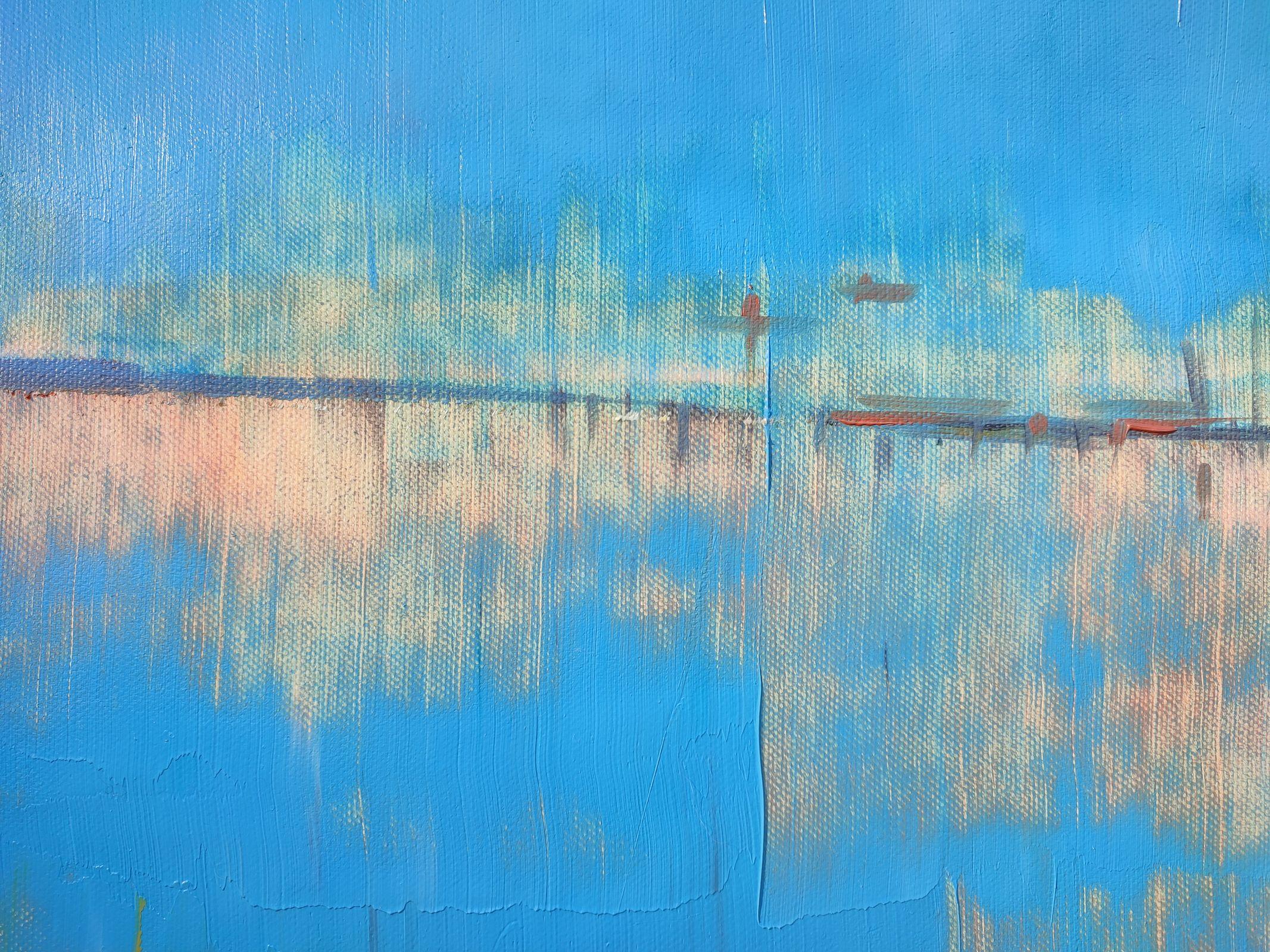 Pittura astratta ad olio 