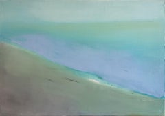 Oil painting, canvas art, stretched, "Land 02", Painting, Oil on Canvas