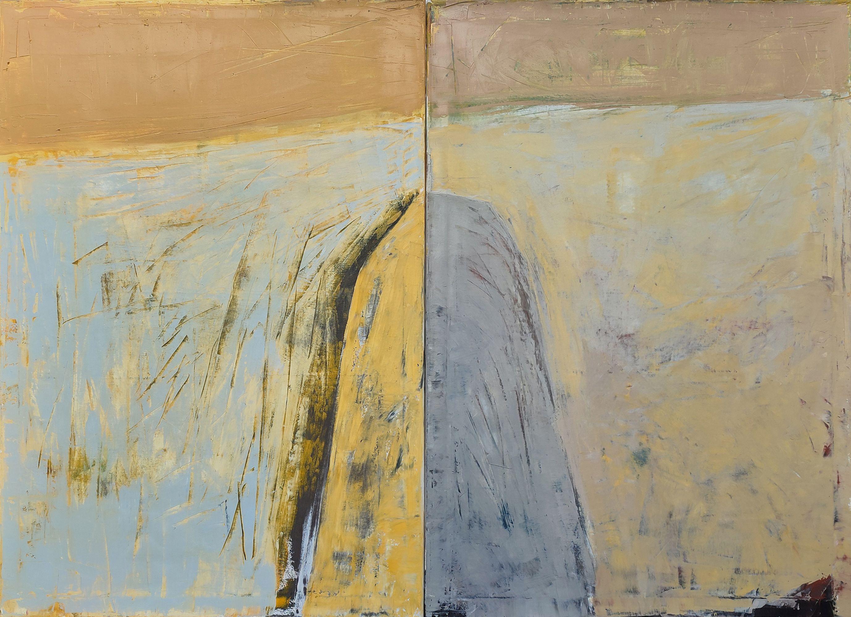 oil painting, diptych, "Landscape 1", Painting, Oil on Canvas