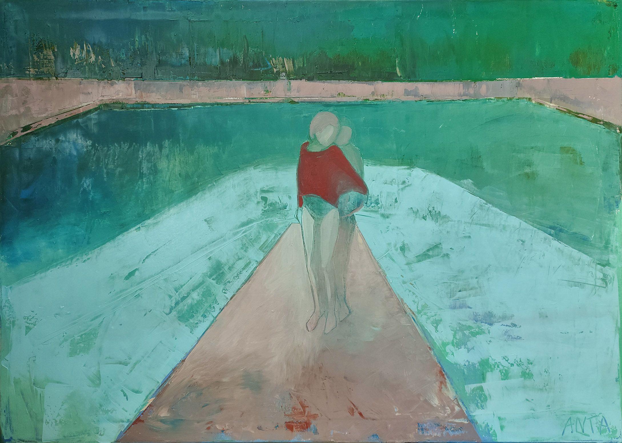 peinture à l'huile, tendue 