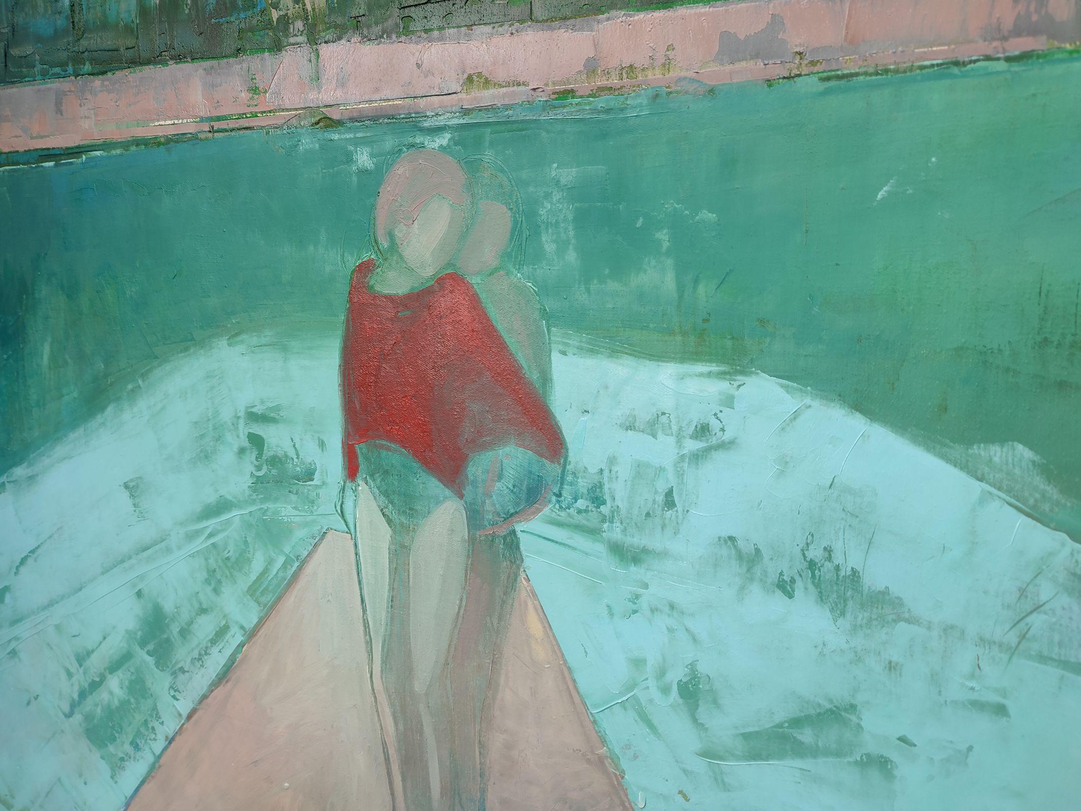 peinture à l'huile, tendue 