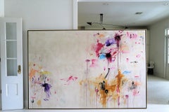 "Carnaval en La Boca" Original Painting in Multi-Colored Hues, 2018, 6 ft x 9 ft