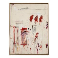 "Espontaneidad Divina II" Acrílico, Pasteles al Óleo, Lápices Pintura Abstracta 48 "x36"