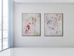 "La Dolce Vita II" Acrylic, Oil Pastels and Pencils Abstract 60"x48"