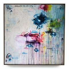 "Le Jouet" Original Painting by Karina Gentinetta, 2019, 5 ft x 5 ft