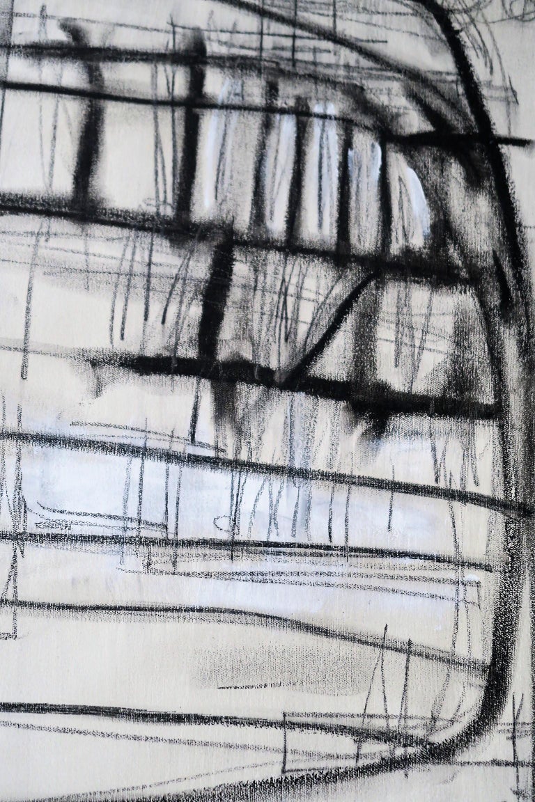 Karina "Primal Faces II" Original Painting, 2019, 40" x 60