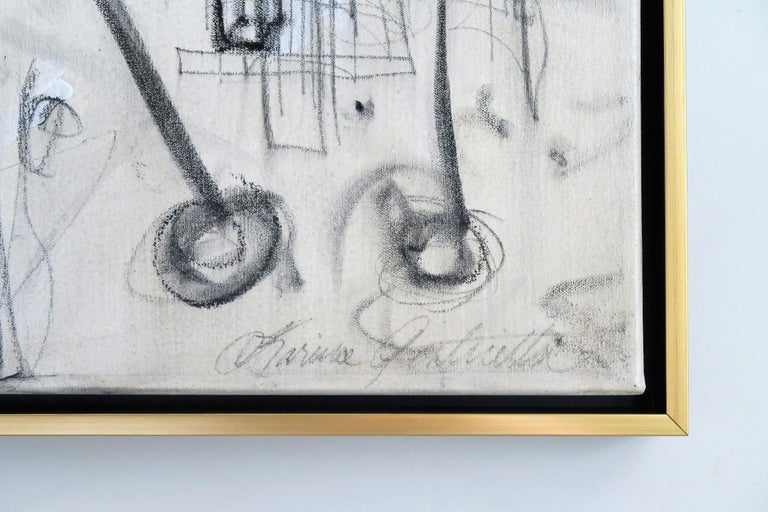 Karina "Primal Faces II" Original Painting, 2019, 40" x 60