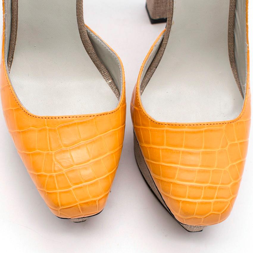 Women's or Men's Karina IK Yer Coco Block Heels - Size EU 37 For Sale