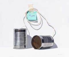 "A Date at 4 O'Clock" by Karina Rodríguez, Contemporary Still Life Oil Painting