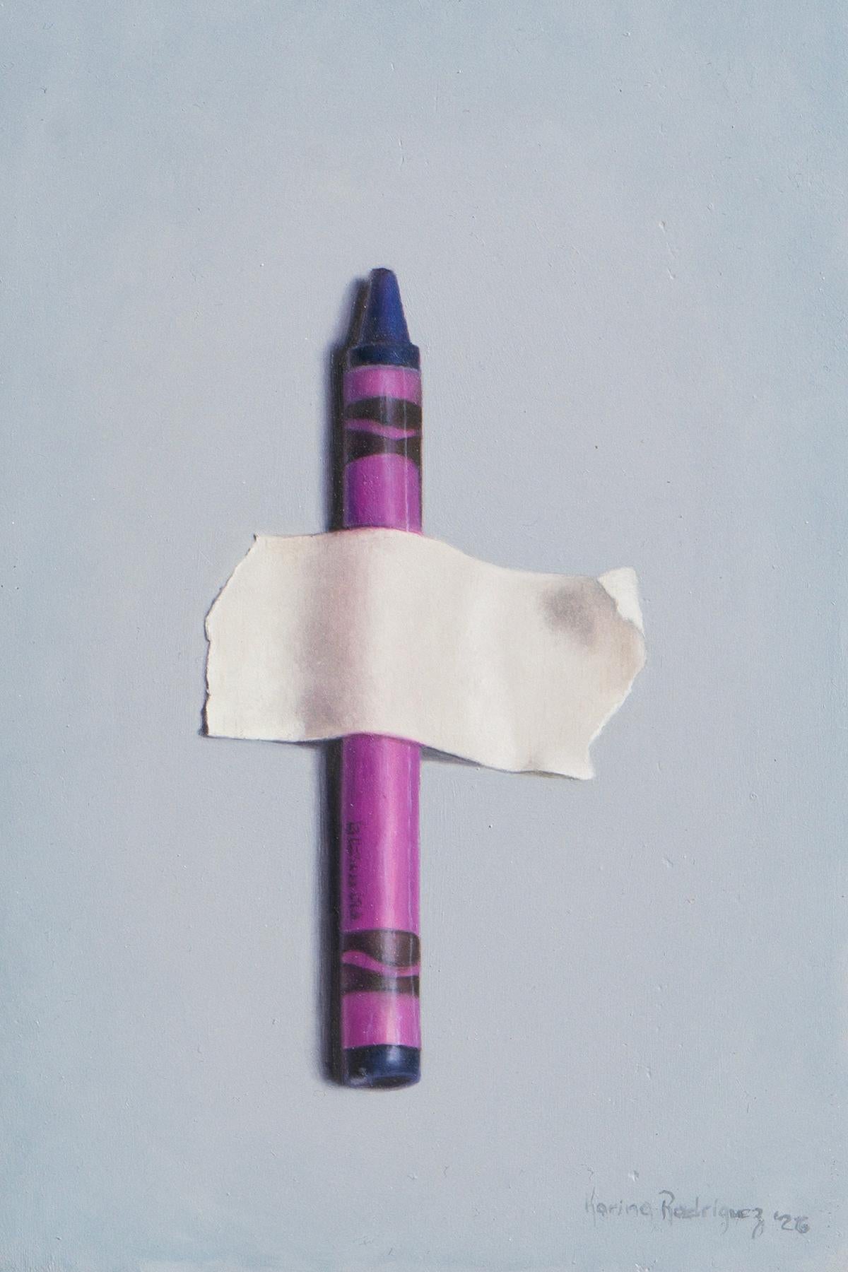 "A Day to Remember II" - Photorealist Still Life, Oil Painting on Aluminum