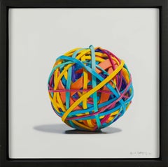 "Diversity" von Karina Rodríguez, Ölgemälde - Realistischer Gummibandball