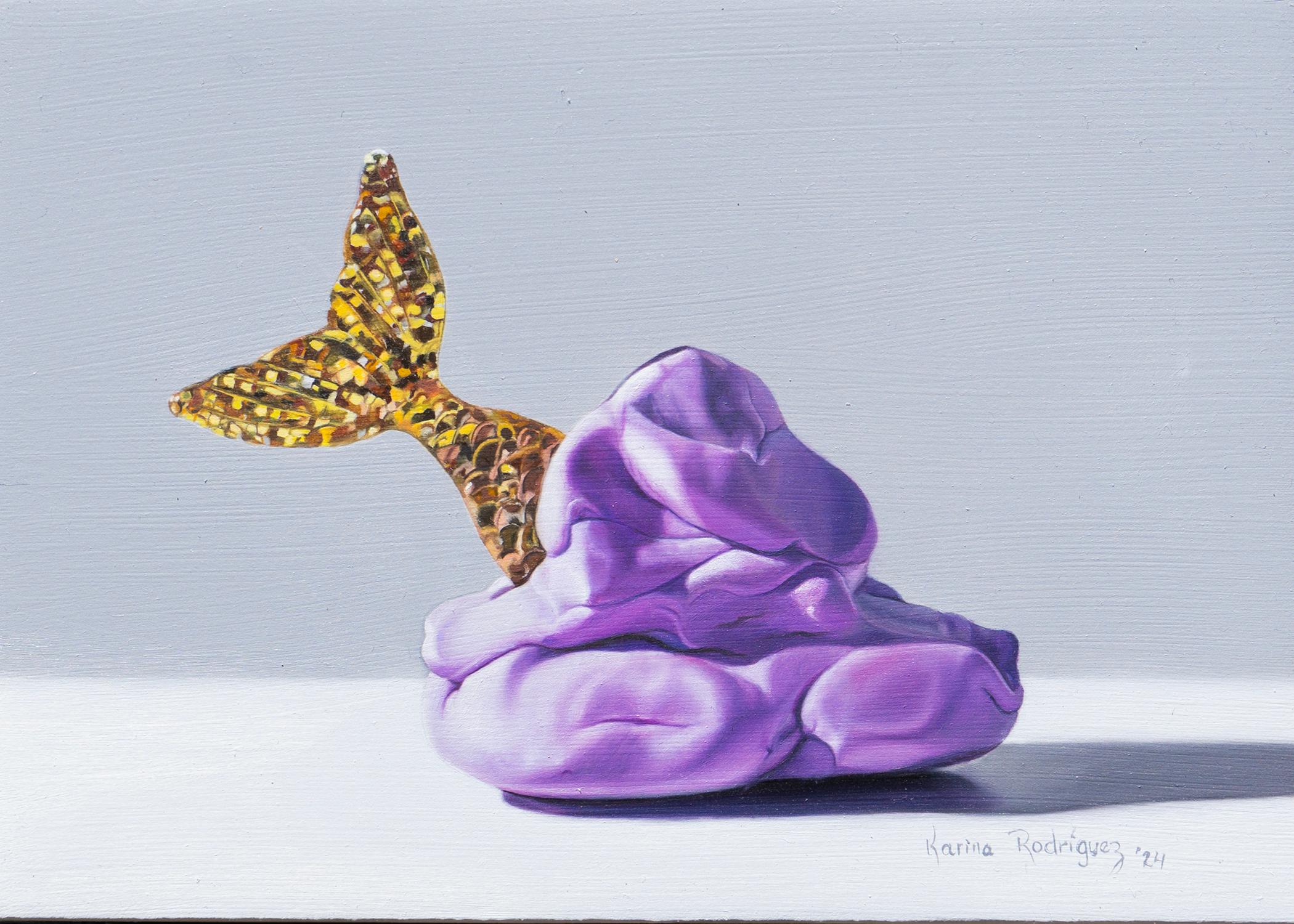"Into the Deep" (2024) by Karina Rodríguez, Contemporary Still Life Oil Painting