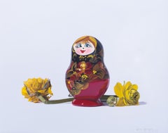 "Lebenszyklus" von Karina Rodríguez, Contemporary Still Life Ölgemälde
